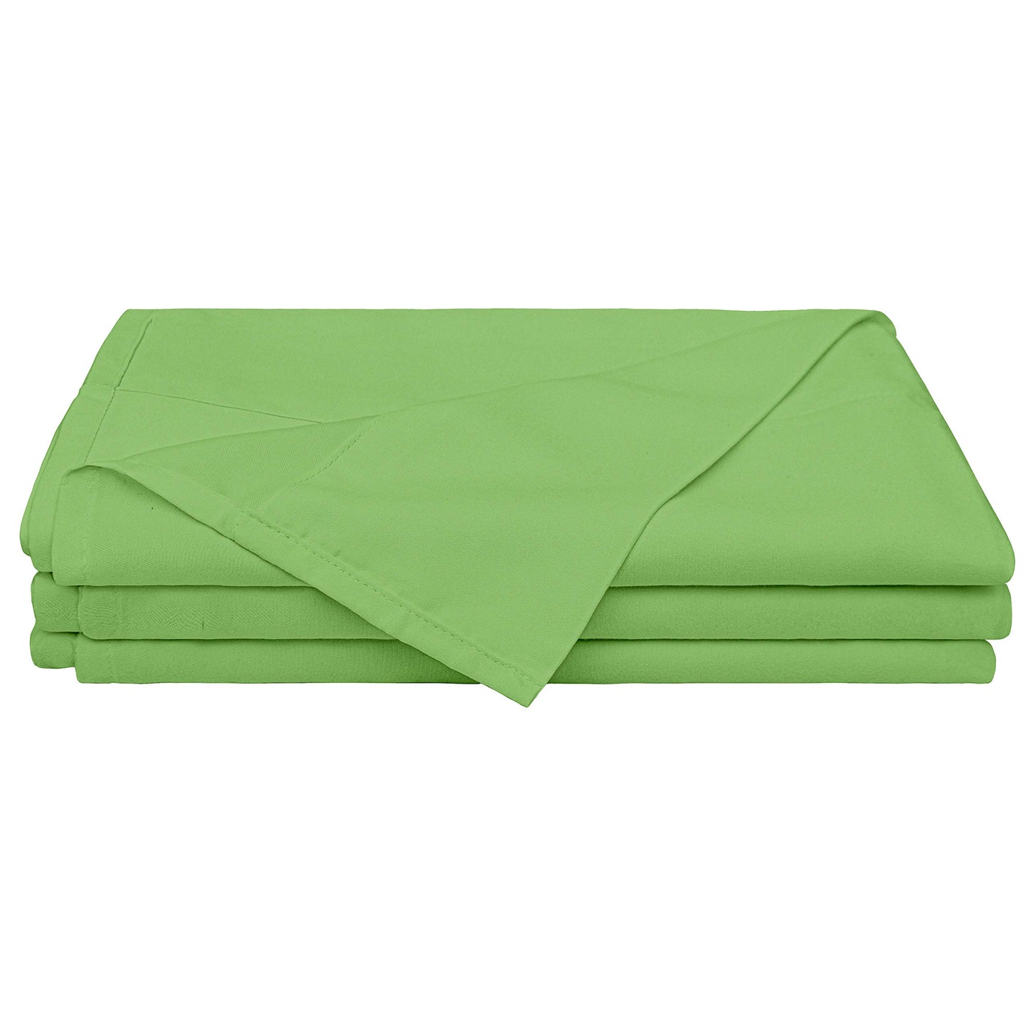BEDSUM Microfiber Flat Bed Sheet Only, Luxury 1800 Thread Count Wrinkle and Fade Resistant Bedding Sheet, Twin XL, Sage Green