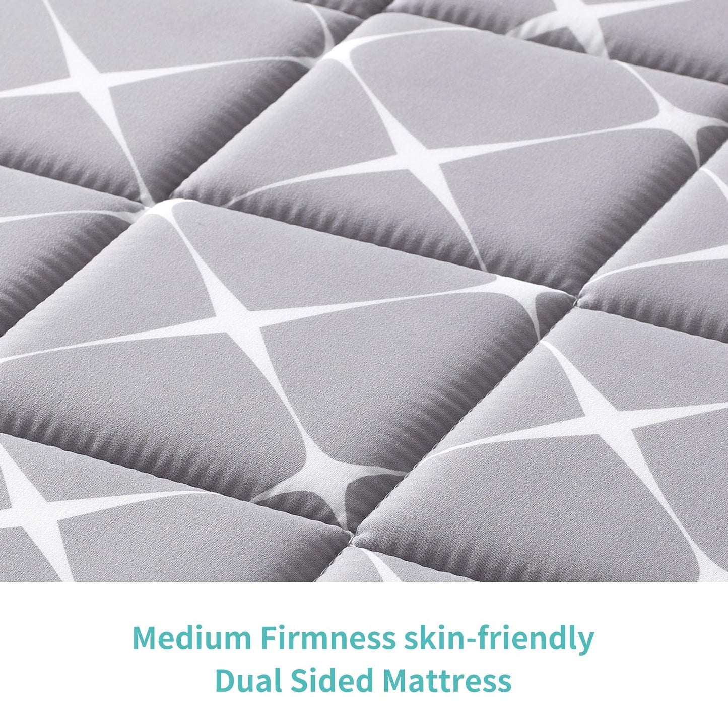 Tiankehan Premium Hypoallergenic Baby Crib Mattress and Toddler Mattress - 52" x 27.6" x 5" - Breathable - Firm Soft - Fits Standard Cribs and Toddler Beds
