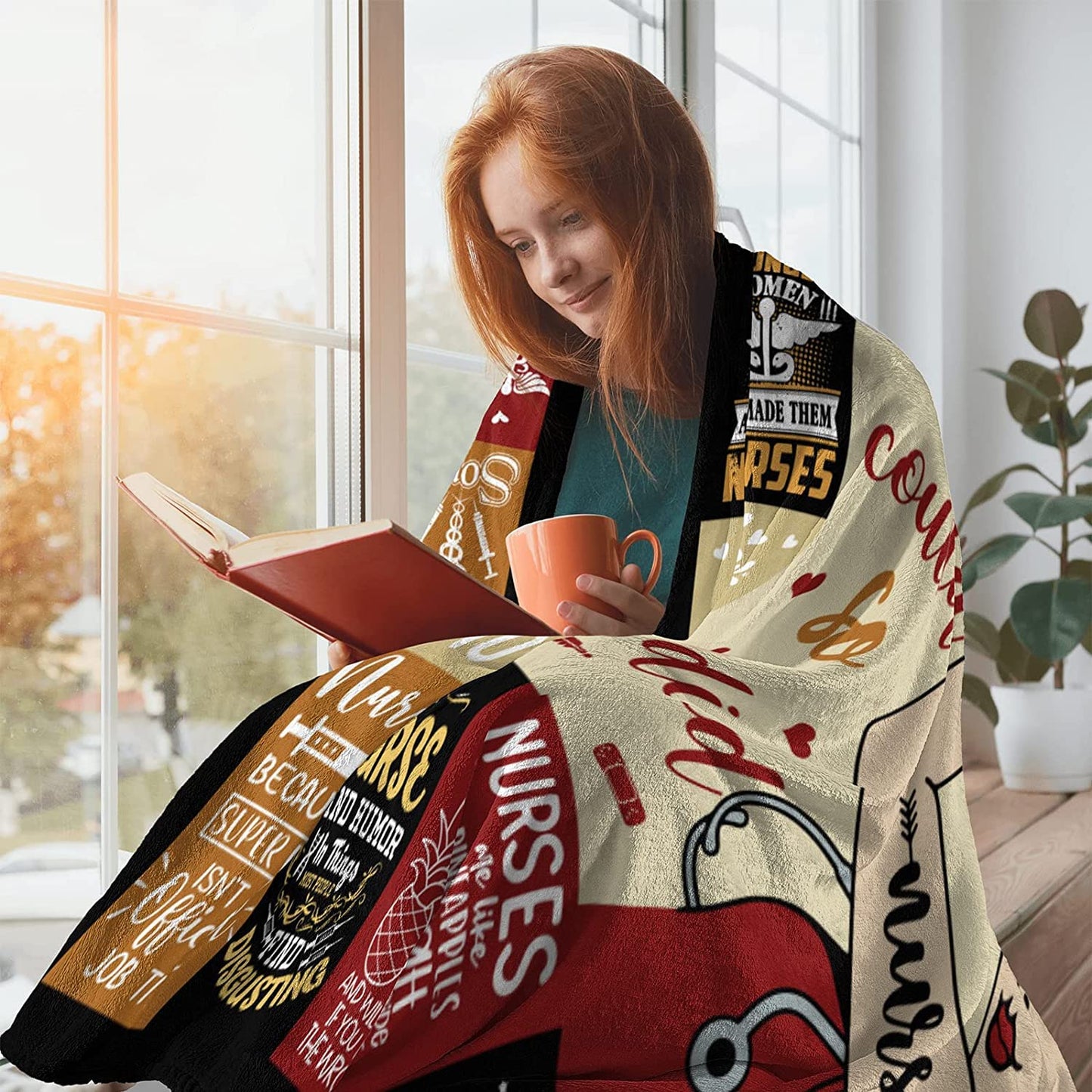 Ivivis Nurse Gifts for Women Nurse Appreciation Gifts RN Gifts for Nurses Nursing Student Graduation Nurse Retirement Birthday Gifts, Christmas International Nurses Day Gifts Throw Blanket 60”X50”
