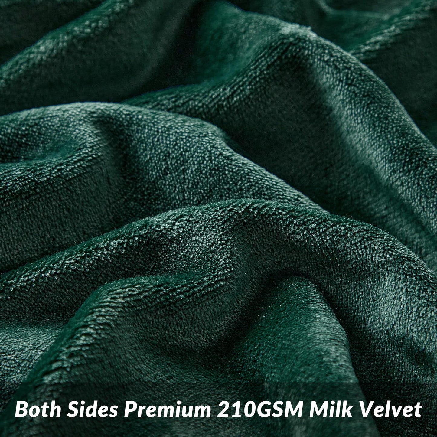 WARMDERN Emerald Green Velvet Duvet Cover Set Queen Size, Luxury Milk Velvet Bedding Duvet Cover with Zipper Closure, 3pcs Ultra Soft Duvet Covers for All Seasons, 90" x 90", Emerald Green