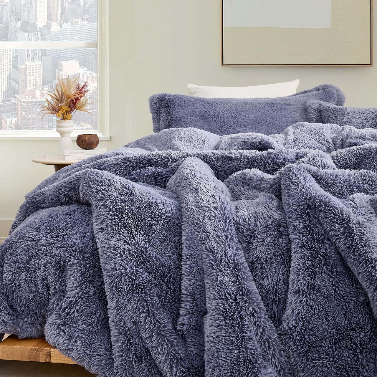 Byourbed Wilderness - Coma Inducer® Oversized King Comforter Set - Silver Dusk