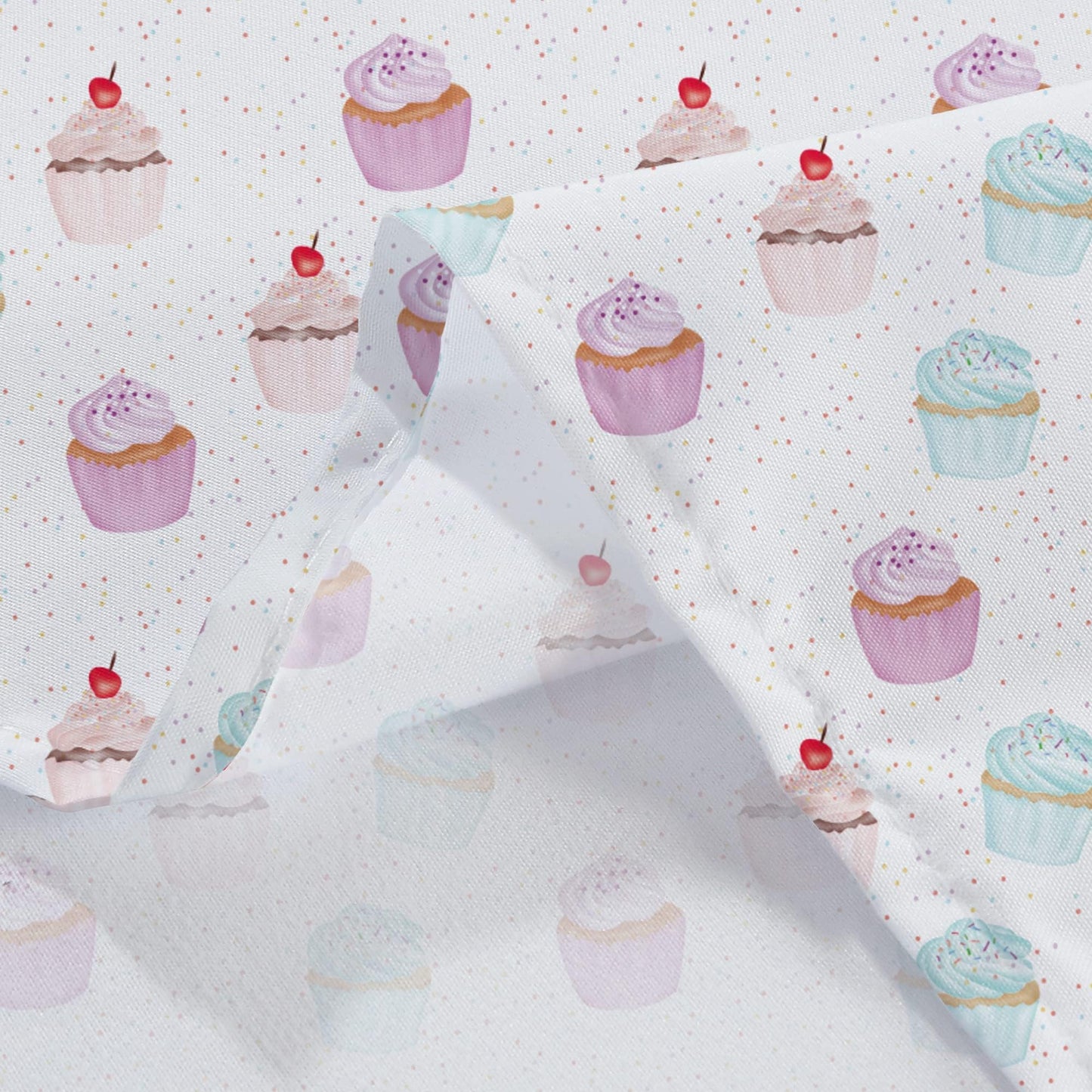 Softan Kids Bed Sheet Set, 4-Piece Full Size Sheets, Microfiber Fitted Sheet with 15 Inches Deep Pocket and Corner Straps, Breathable & Silky Soft Ice Cream Cake Pattern Sheet and Pillowcase Sets
