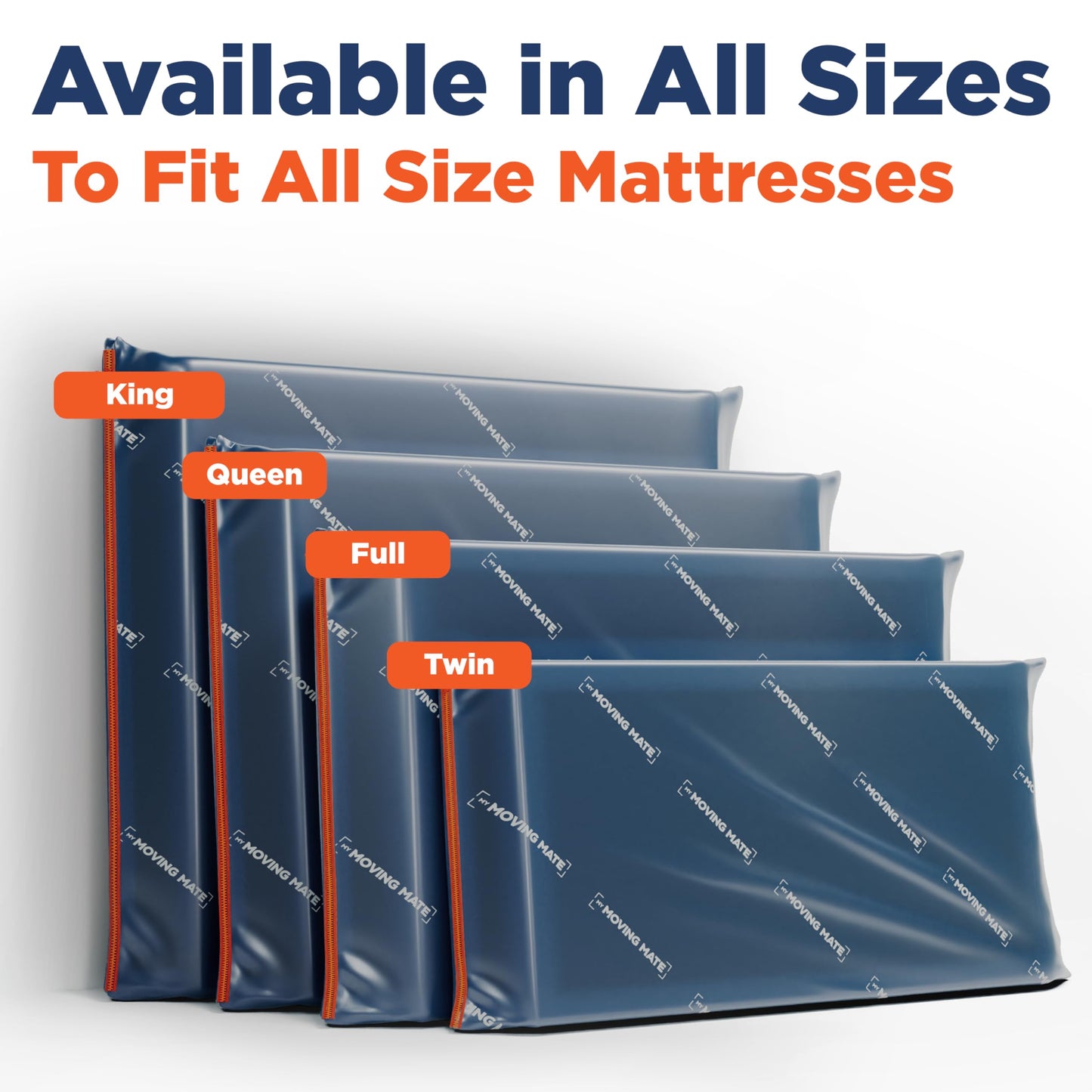 Queen Size Mattress Bag for Moving and Storage - Opaque with Zip
