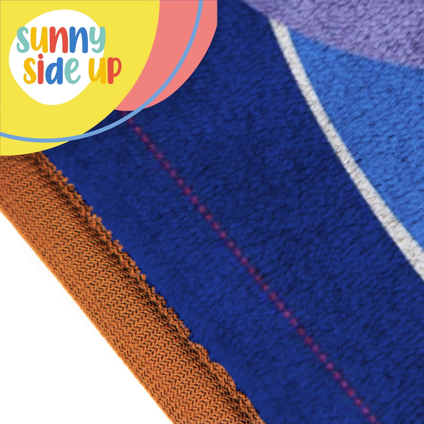 Sunny Side Up Kids Plush Throw Blanket – Soft & Comfy Throw for Couch or Bed – Cozy Home Décor for Living Room & Bedroom, Blue - Blippi, 40x50 - Travel Blanket
