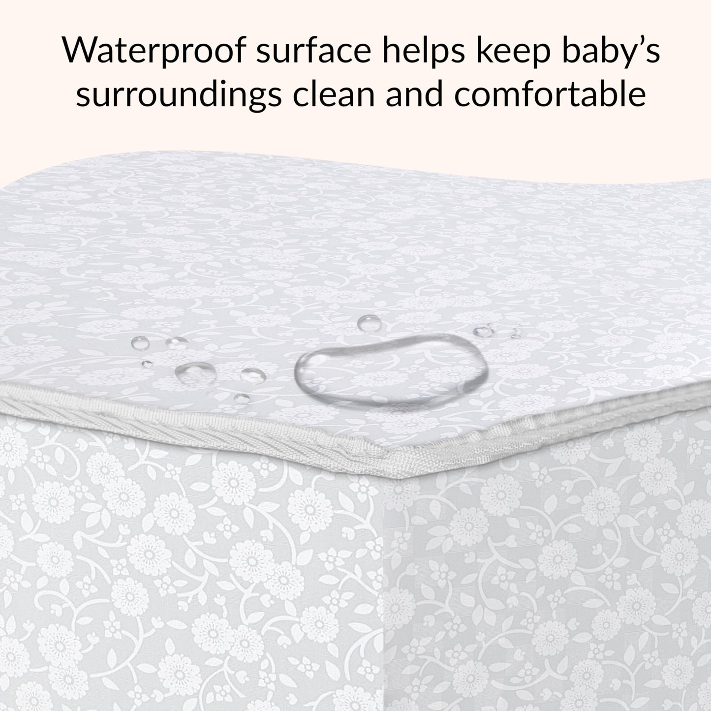 Dream On Me Nap Nest Crib and Toddler Mattress, Dual-Sided - Infants & Toddlers, Waterproof 5” Mattress with 88 Interwoven Coils, 75% Recycled Fiber, GREENGUARD Gold & BSA Certified – Daisy Dreams