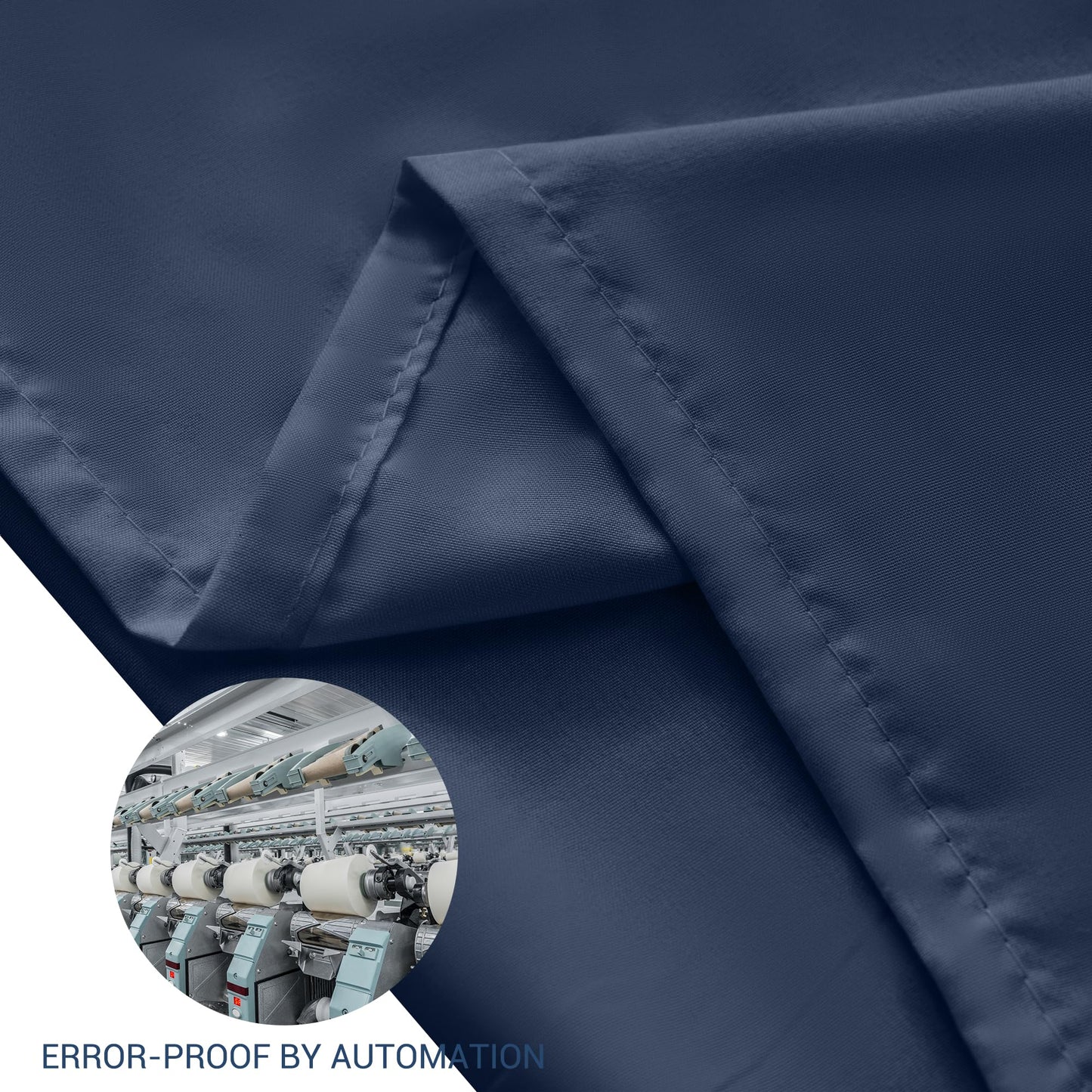 Pillowcases King Size 24 Pack - Bulk Pillow Cases with Envelope Closure, Soft Brushed Microfiber Pillow Covers Hospital Hotel Airb&bs Essentials for Hosts (20x36, Navy Blue)