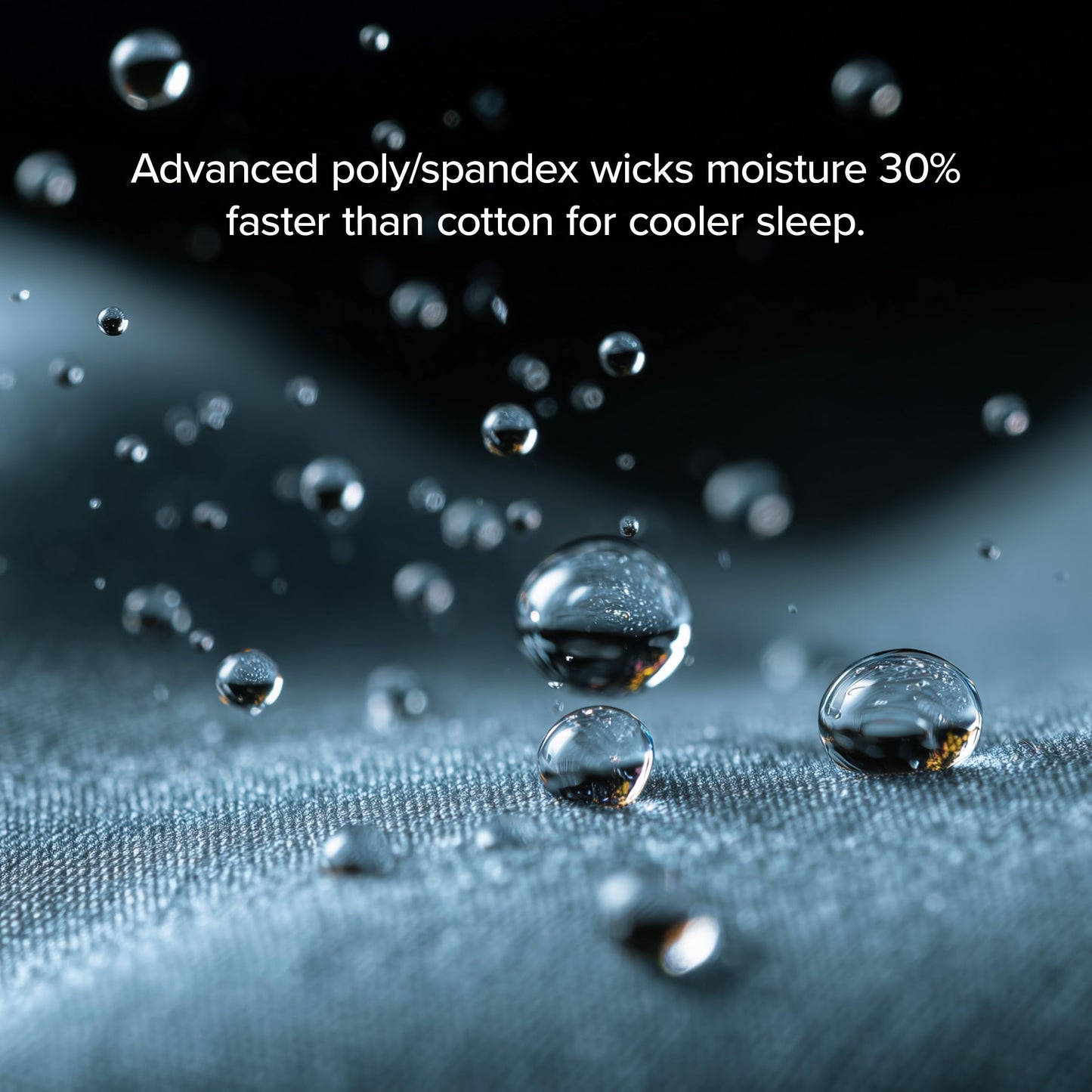 Bare Home Cooling Performance Jersey Knit Stretch Sheet Set, Moisture-Wicking & Breathable, 4-Way Stretch Bed Sheets, Envelope Pillowcases (Full, Light Grey)