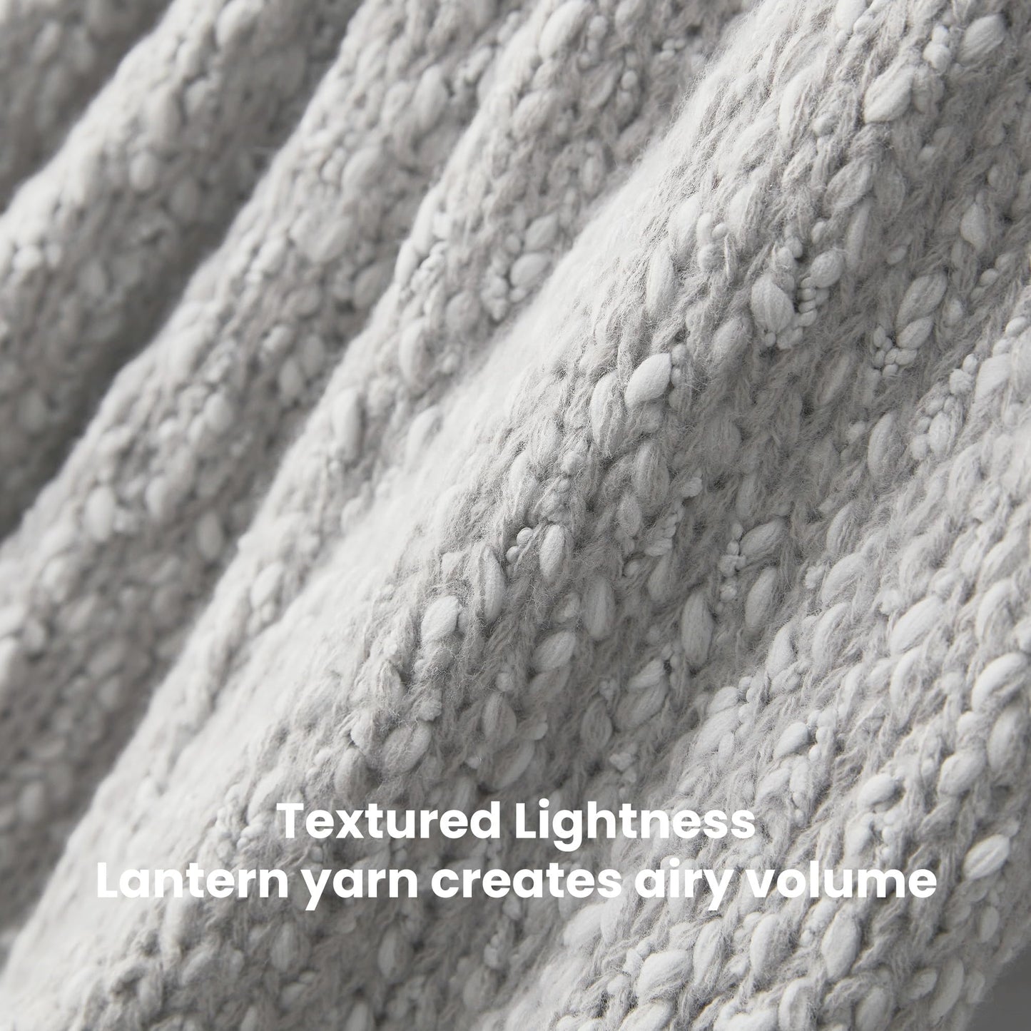 SLEEP ZONE Fleece Throw Blanket for Couch or Bed, Luxury 3D Imitation Shell Jacquard Decorative Blankets Cozy Soft Lightweight Fuzzy Gift Blanket 50"x60", Silver Gray