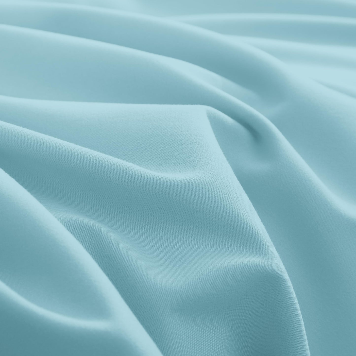Mocassi Full Size 4-Piece Bed Sheet Set - 1800 Premium Hotel Quality Microfiber 18-24 Inches Extra Deep Pocket Fitted Sheet- Luxury Soft, Breathable, Wrinkle, and Fade Resistant, Aqua Blue