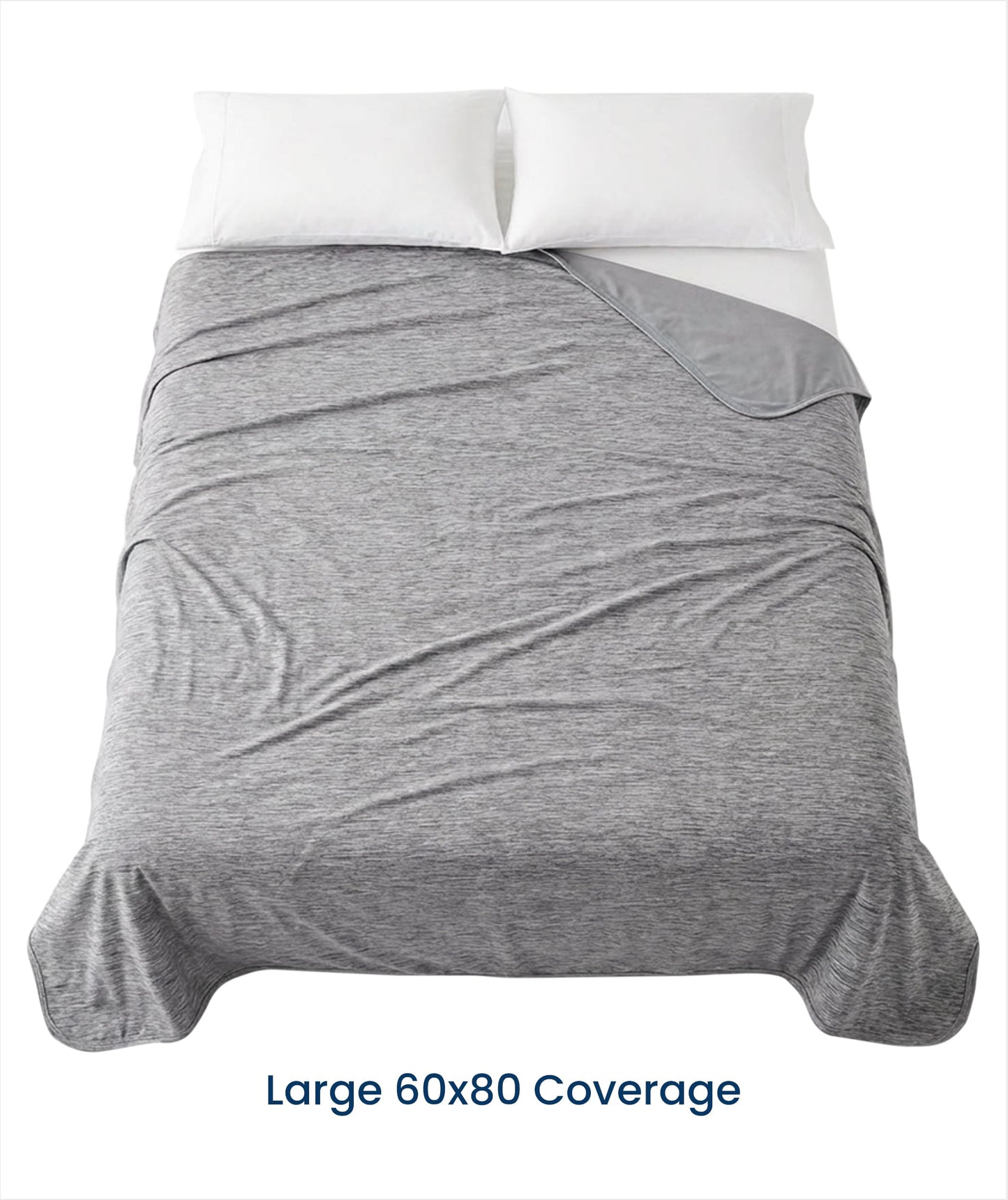 Everlasting Comfort Cooling Blanket for Hot Sleepers - Soft, Lightweight & Breathable Throw Blanket with Easy to Clean Material - Luxury Throws for Hot Flashes & Night Sweats (60"x80")