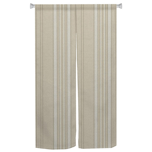 XMJJKUF Japanese Noren Doorway Curtain Japanese Long Style Curtain for Doorway White Strips Printed Window Treatment Door Tapestry Panel for Home Bistro Kitchen Room Restaurant Decors,33.5"x 70.9"