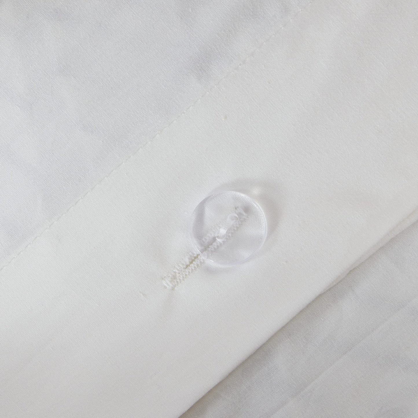 INK+IVY Nea 100% Cotton Duvet Set Mid Century Modern Design, All Season Comforter Cover Bedding Set, Matching Shams, King/Cal King, Stripes Teasel White 3 Piece