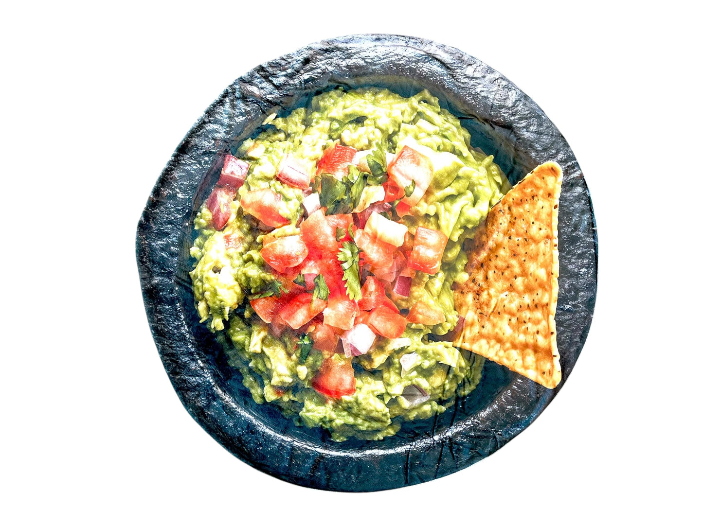 Pop's Parts Plus Guacamole Blanket | Funny Foodie 60 Inch Round Novelty Molcajete