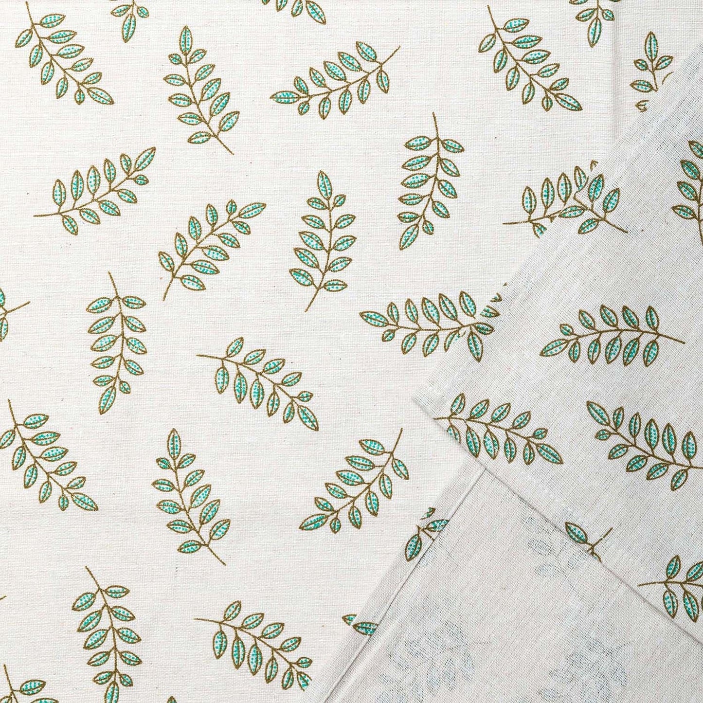 YiHomer Pastoral Rectangle Tablecloth - 60 x 84 Inch Table Cloth - Washable Table Cover with Dust-Proof Wrinkle Resistant for Restaurant, Picnic, Bistro, Indoor and Outdoor Dining, Green Leaf