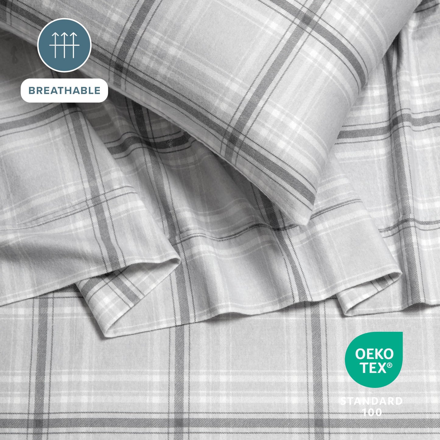 Bare Home Queen Sheet Set - Luxury 1800 Ultra-Soft Microfiber Queen Bed Sheets - Double Brushed - Deep Pockets - Easy Fit - 4 Piece Set - Bedding Sheets & Pillowcases (Queen, Tartan Plaid)