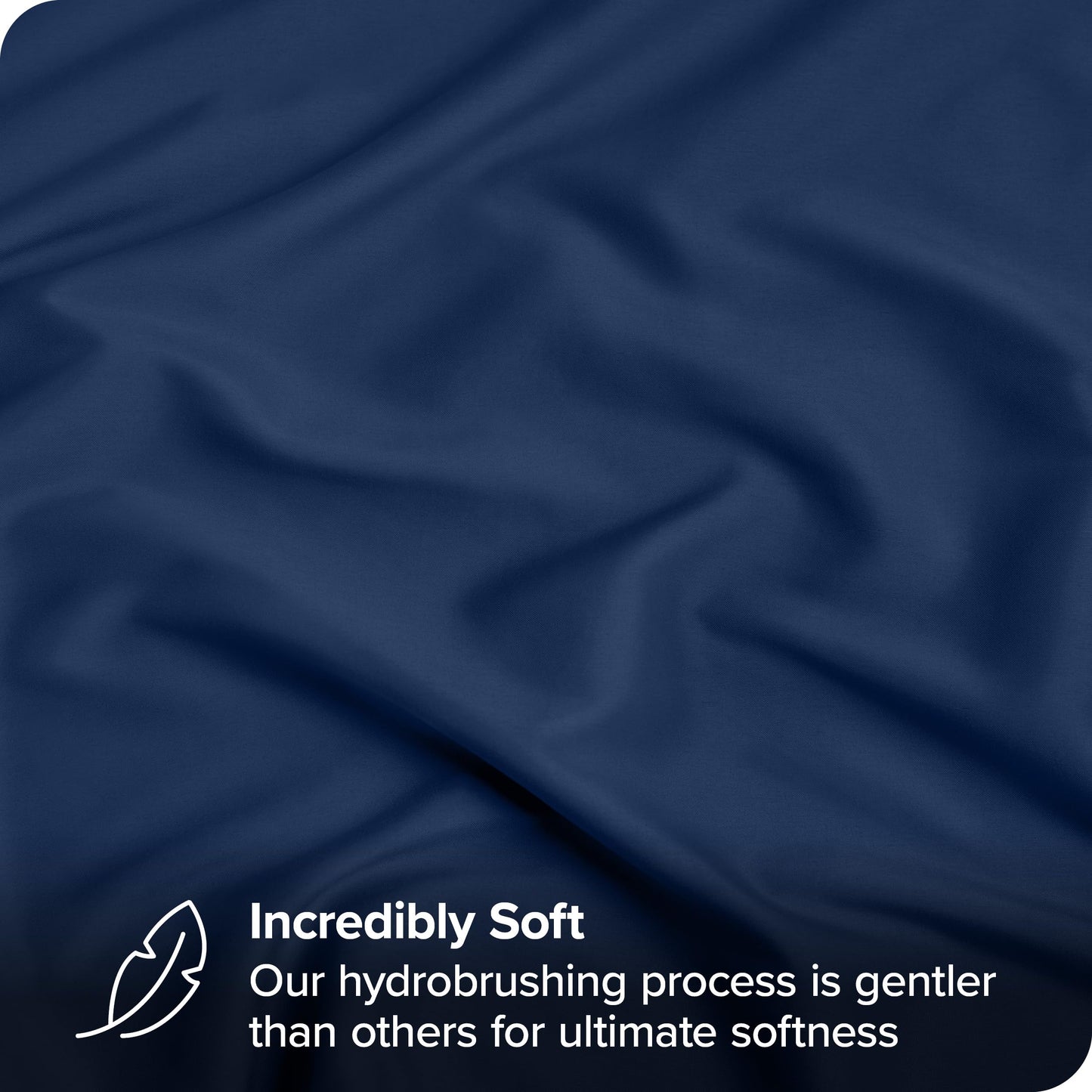 Bare Home Fitted Sheet + Pillowcase Set - Luxury 1800 Ultra-Soft Microfiber - Double Brushed - Deep Pockets - Easy Fit - Fitted Sheet and Pillowcases (Full, Dark Blue)