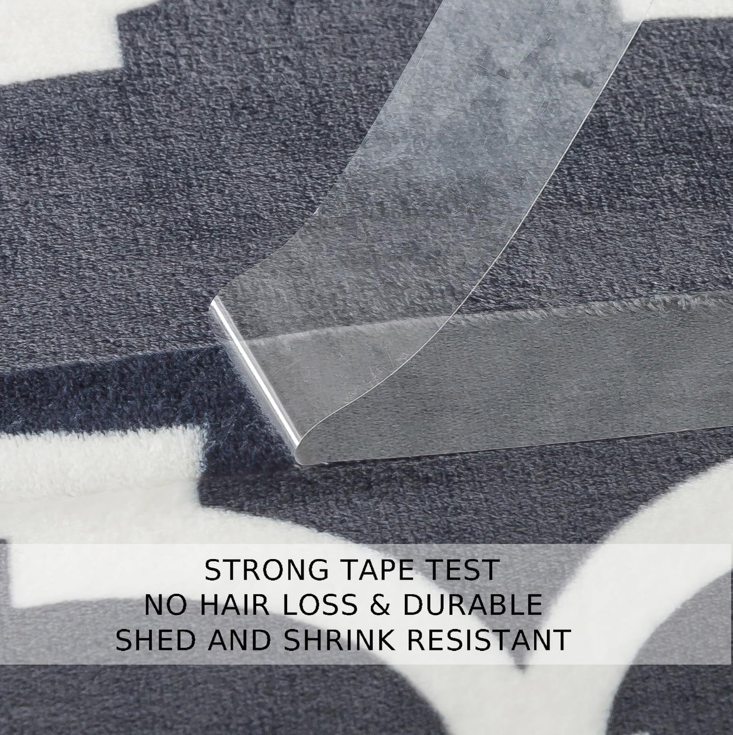 HOZY Gray Pattern King Size Blanket,90x108 Inches Microfiber Soft Cozy Fluffy Warm Hand Made Throw Blankets for King Calking Bed,Couch, Sofa, Chair, Camping, Picnic,Grey and White