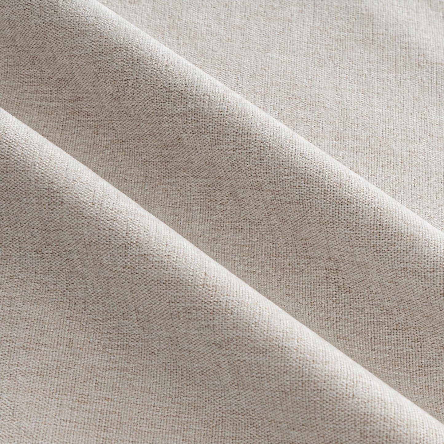 HushLoom 100% Blackout Curtains for Bedroom, Luxury Chenille Thermal Insulated Drapes for Living Room, Energy Saving Room Darkening 84 Inch Long Curtains, Grommet Top, 2 Panels, 52" W x 84" L, Beige