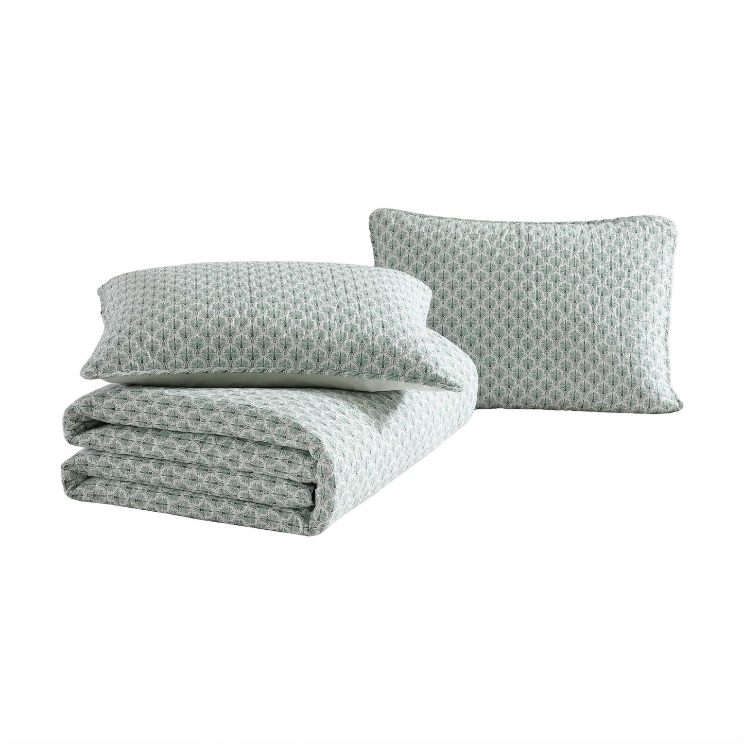 Tommy Bahama - King Quilt Set, Super Soft Cotton Bedding with Matching Sham(s), Super Soft, Oeko-Tex Certified (Coastal Batik Green, King)