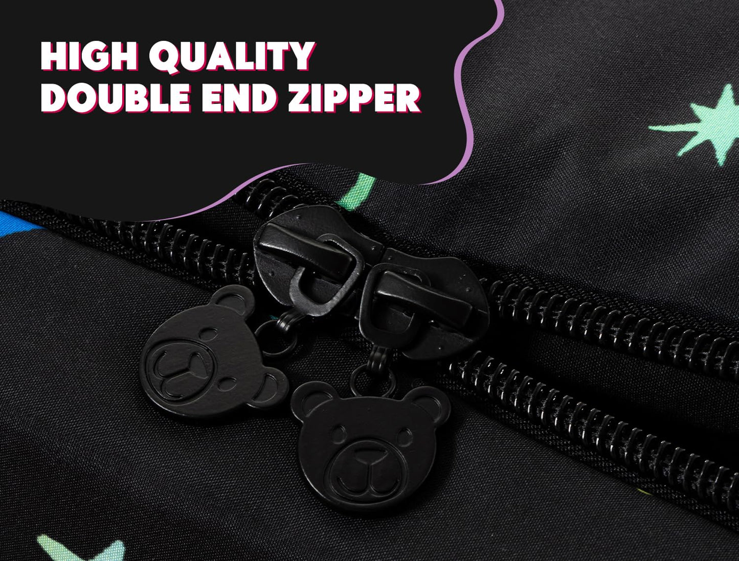 Meeting Story 3pcs Kids Comforter Set Zipper Bedding Set for Boys,Twin Kid Comforter Set Space Bedding Set for Kid,All in one Zipper Bedding（Blackgreen,Twin）