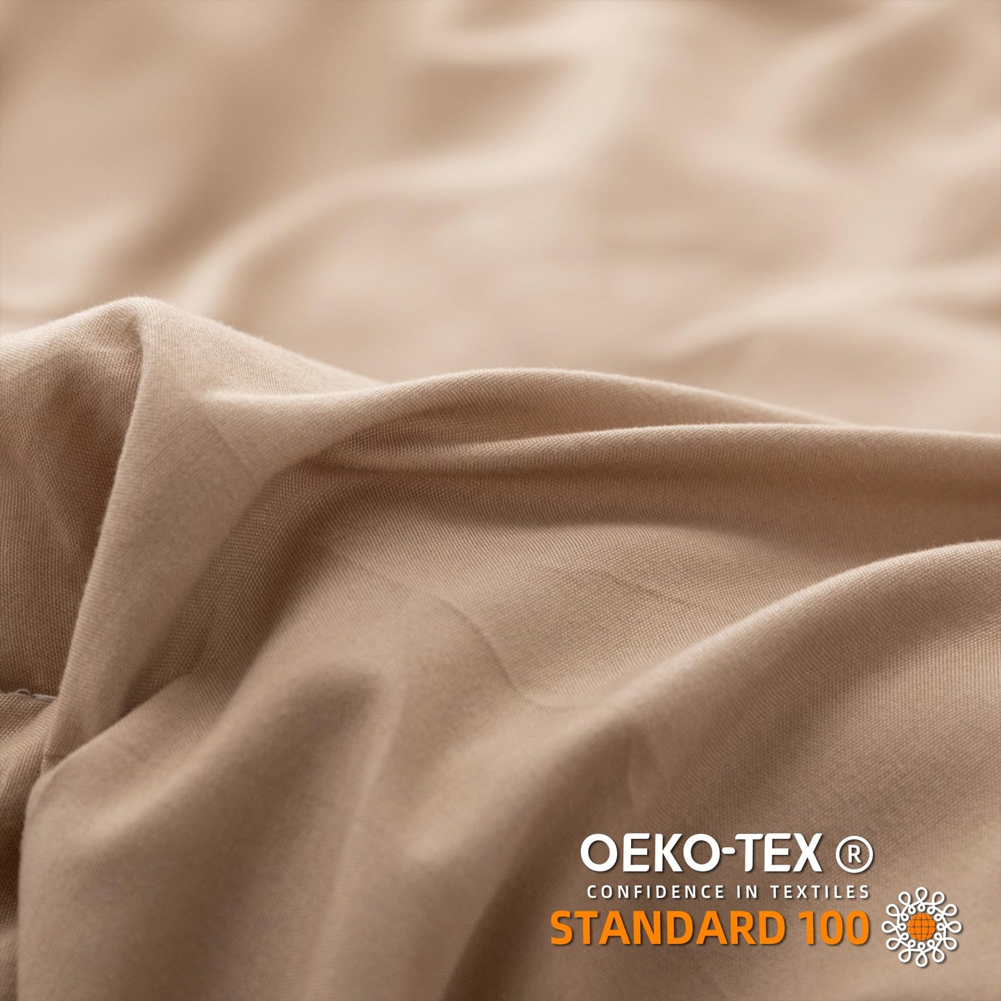 YIRDDEO Queen Comforter Set - Comforter Queen Size Sets with Ball Pom Fringe, Soft Bedding Set for All Seasons - 3 Pieces, 1 Comforter (90"x90") & 2 Pillow Shams (20"x26"), Taupe