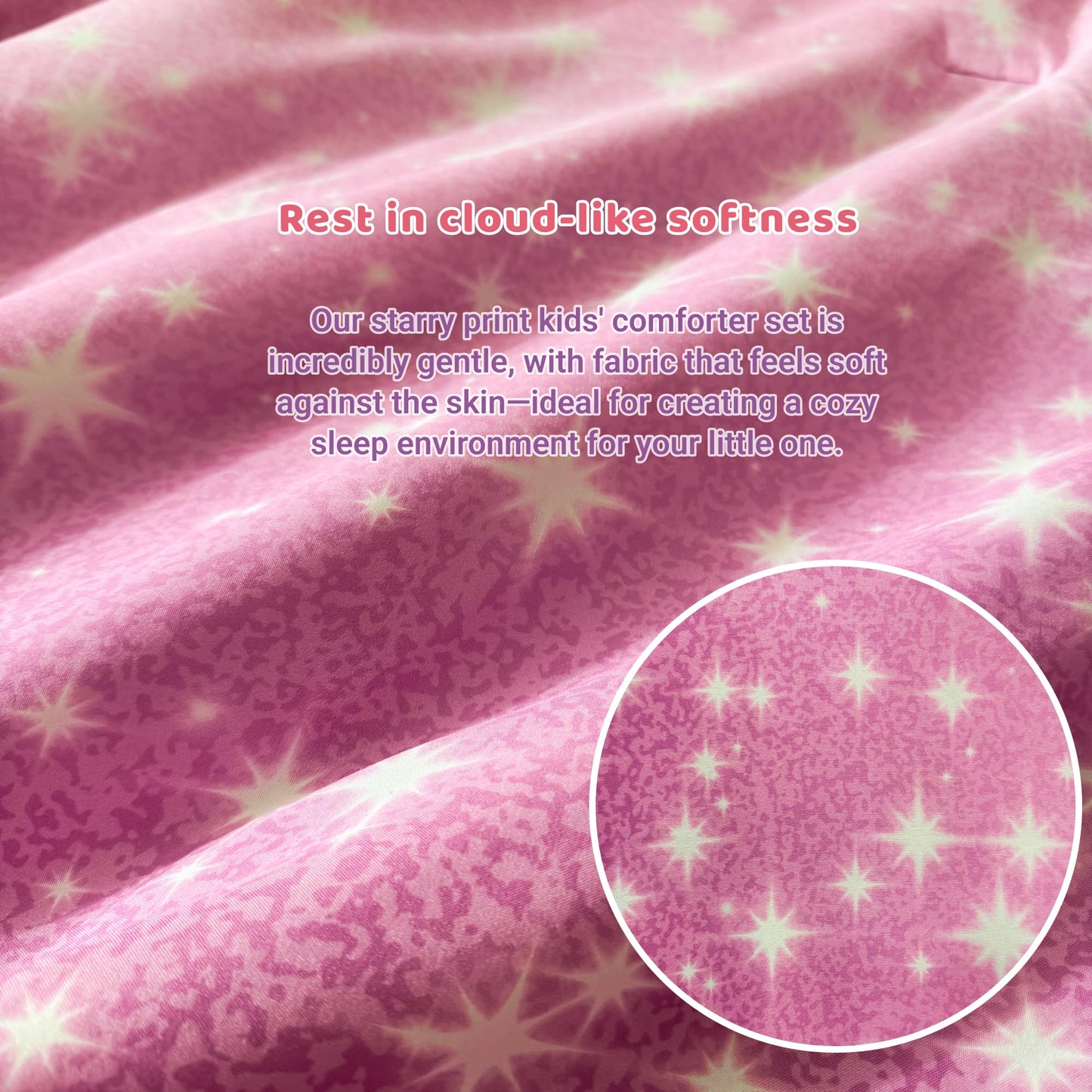 Kaleido Space Twin Comforter Set for Girls, Kids - 5 Pieces Purple Galaxy Patterns Twin Bedding Sets for Girls Boys Teen, Soft Cozy Bed in A Bag with Sheets