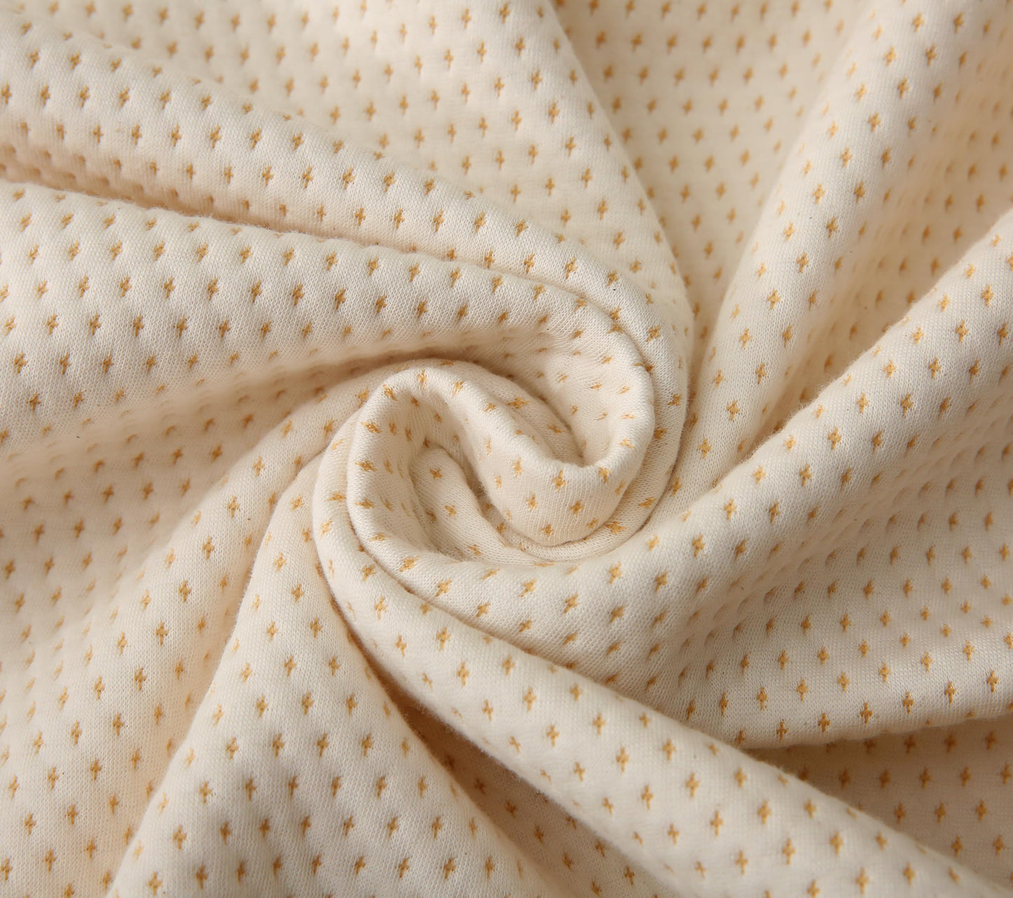 Deluxe Cooling Mattress Protector Full - Waterproof - Crisp, Breathable Organic Cotton Surface with a Percale-Inspired Feel - 280GSM Air-Knit Mattress Pad - Noiseless Deep Pocket