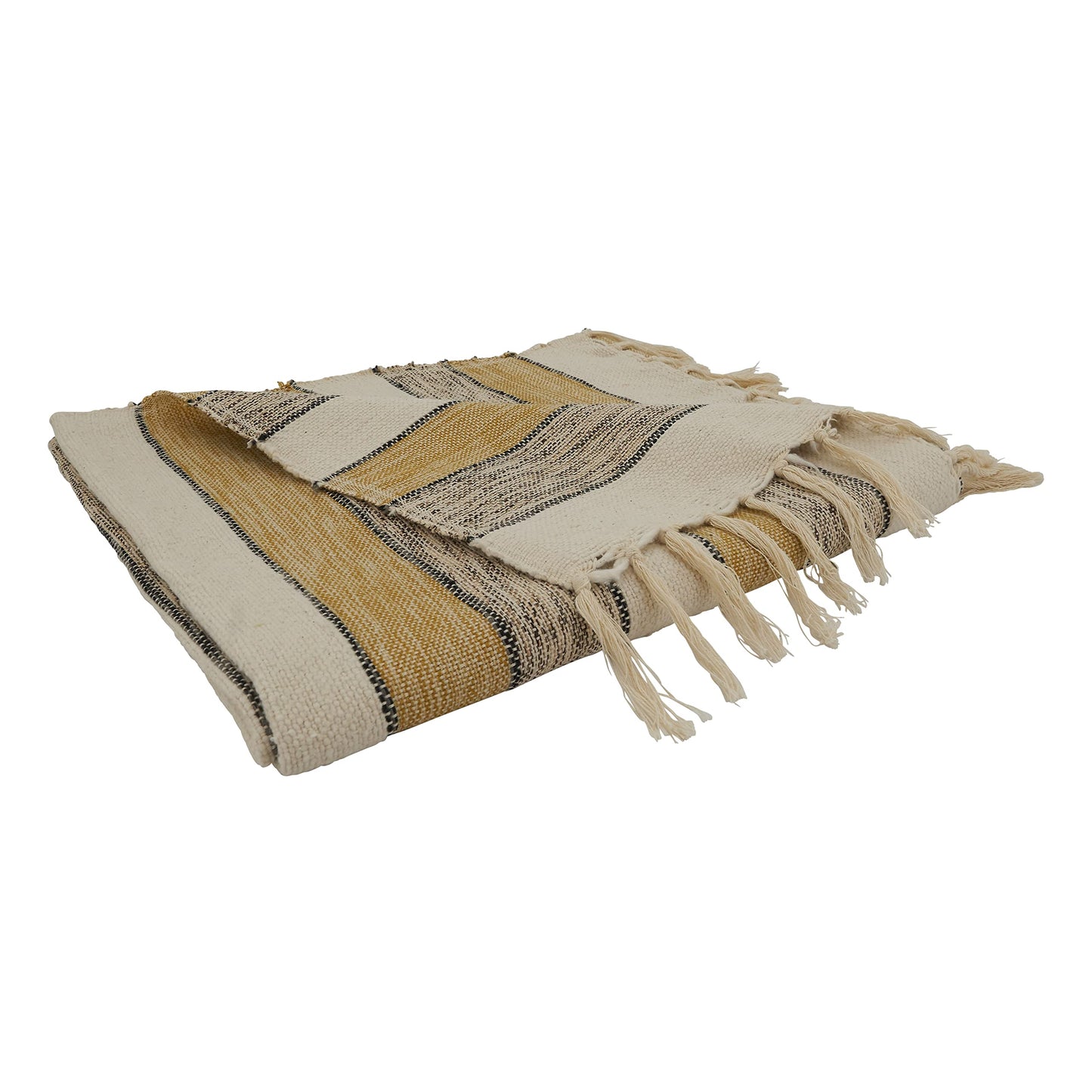 SARO LIFESTYLE Striped Design Throw Blanket