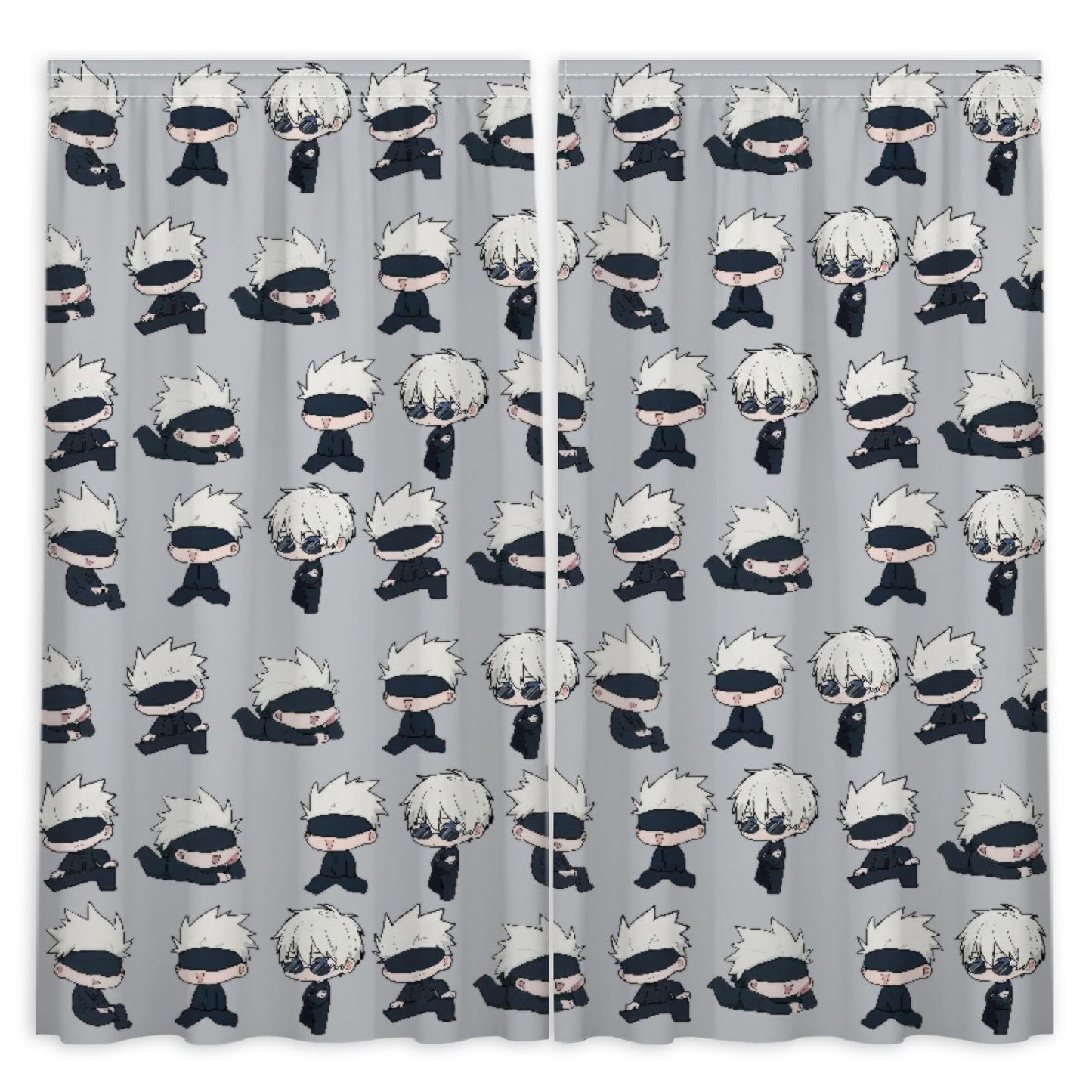 Funnytree Sorcerers Window Curtains Anime Drapes Bedroom Home Room Decor Durable Fabric Machine Washable 82" X 84" SC00230-013