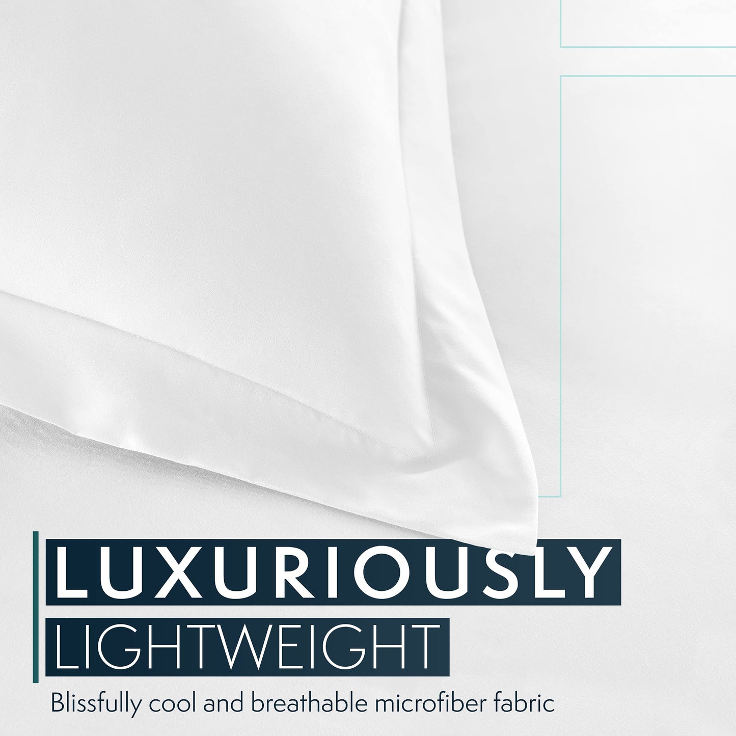 Pantrypoet King Bed Duvet Cover 104"x90", 3Pcs Soft Breathable Duvet Cover Set with Zipper Closure & 2 Pillow Shams 24"x40" (White, King (U.S. Standard))