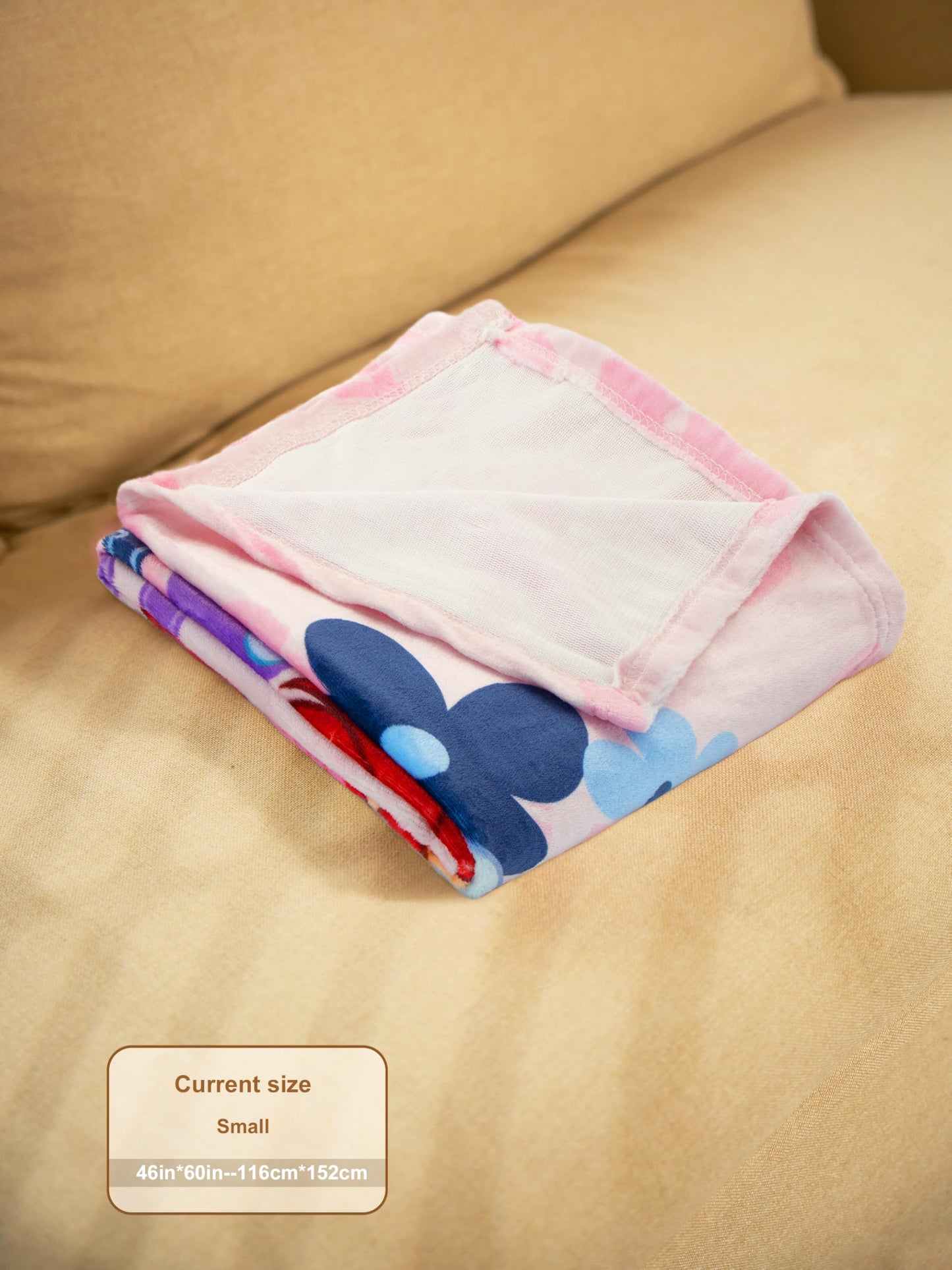 Northwest Disney Princesses Plush Throw Blanket, 46" x 60" Silk Touch Soft Fleece Blanket for Kids & Adults, Officially Licensed