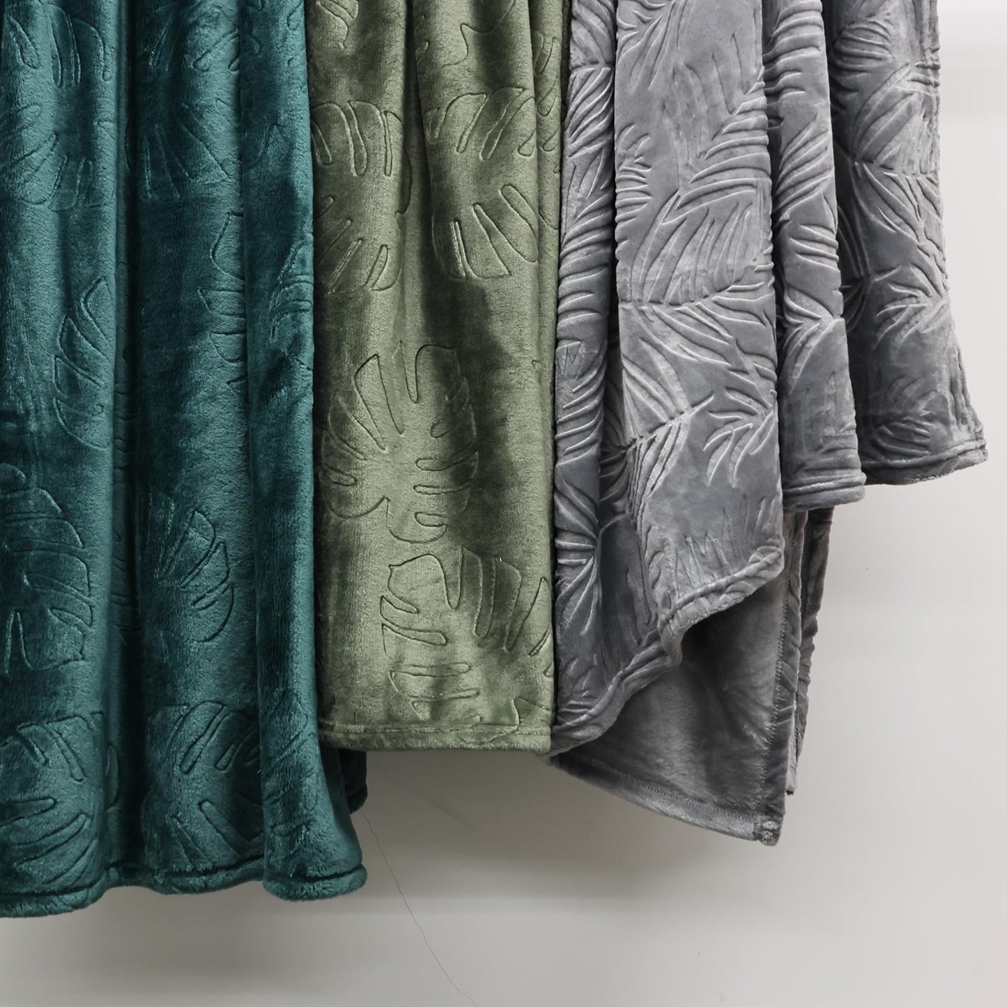 VigorSpring Soft Flannel Fleece Throw Blanket - 60x80 Inch,Olive Green