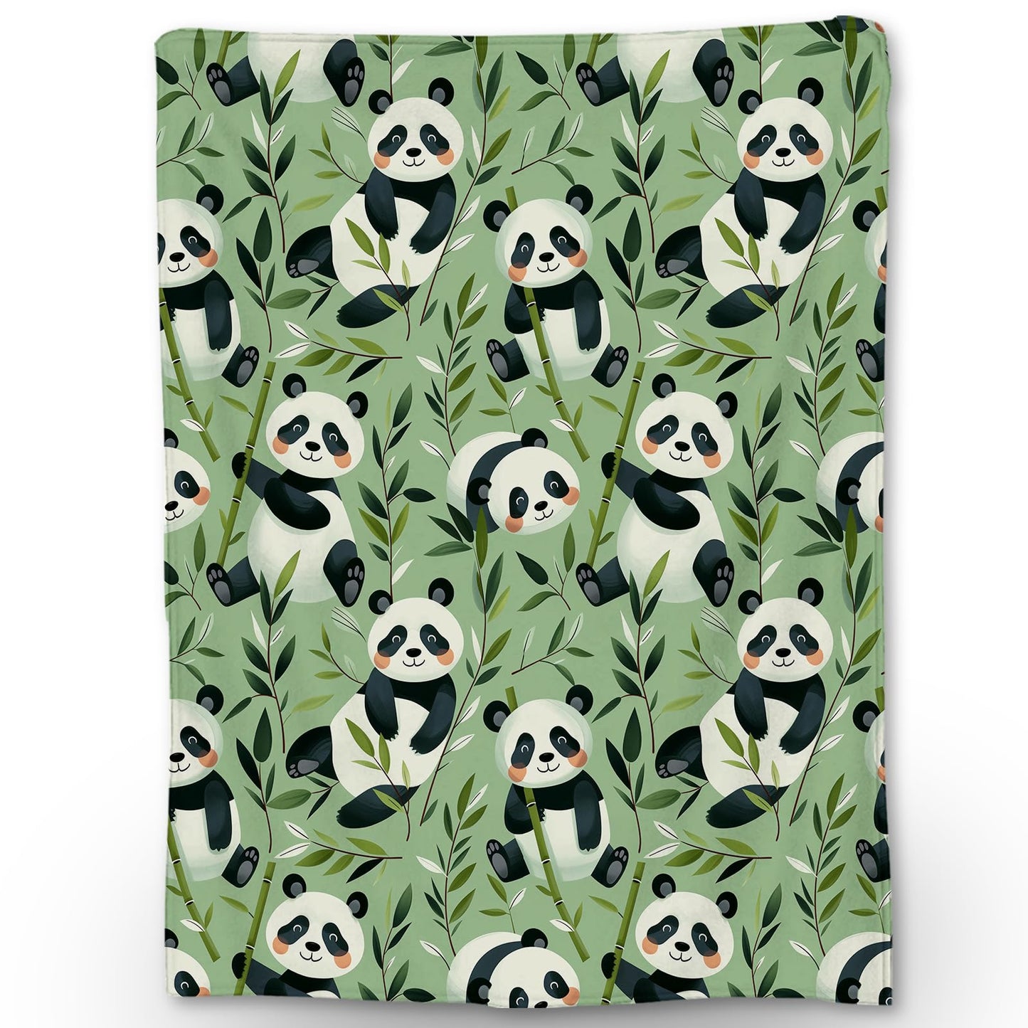 Ti Caldi Cute Cartoon Panda Blanket | Soft Warm Fuzzy Lightweight Flannel Throw Blanket Perfect for Couch, Bed, Decor, Travel & Outdoor Use, Cozy Blankets for Adults Kids Women Girls 60×50 in