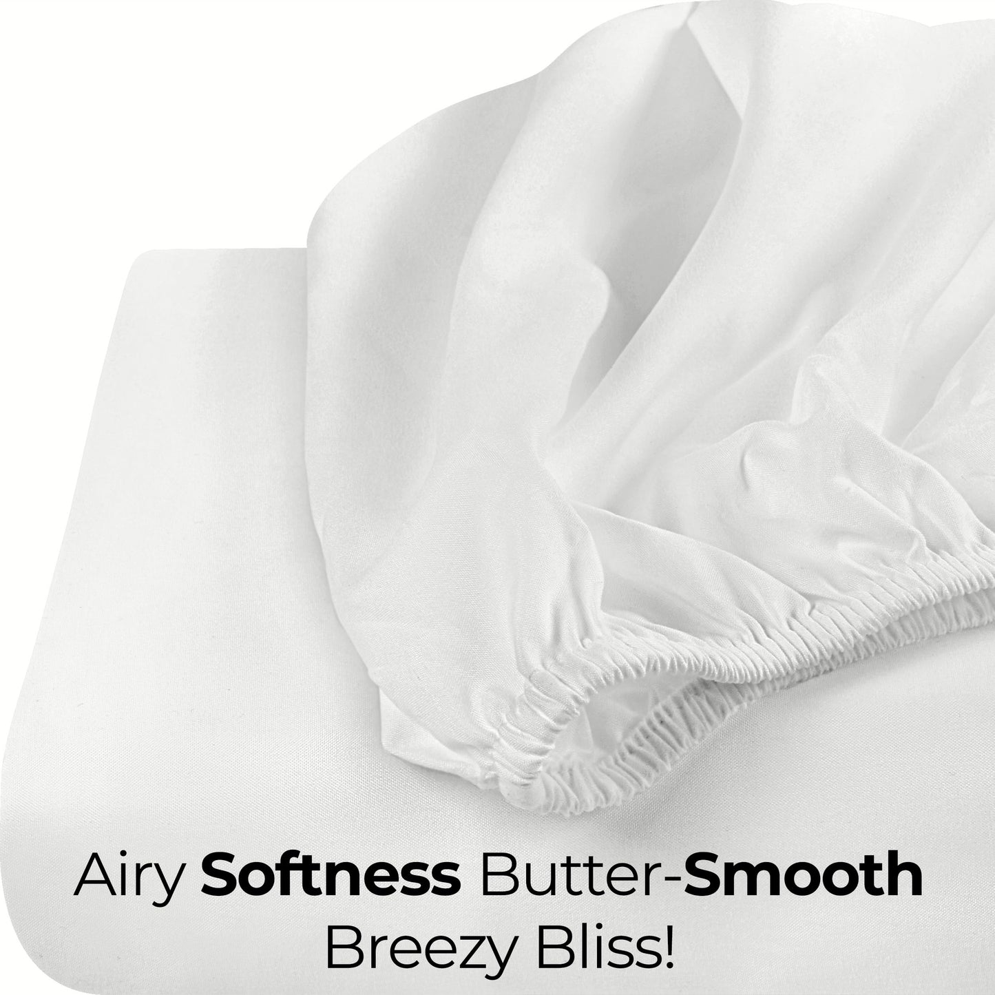 Utopia Bedding Full Fitted Sheet - Bottom Sheet - Deep Pocket - Soft Microfiber - Shrinkage and Fade Resistant - Easy Care -1 Fitted Sheet Only (White)