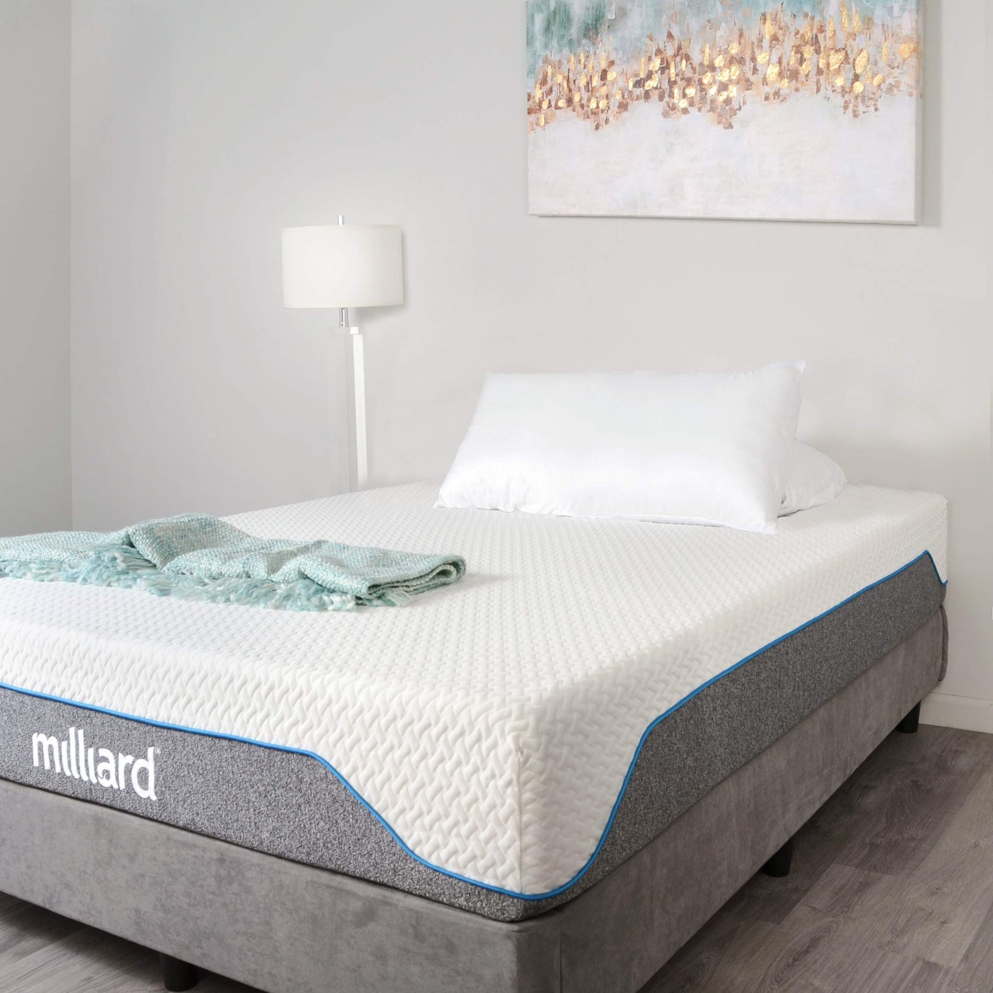 Milliard 10-Inch Memory Foam Twin Size Mattress, Pressure-Relieving - Firm Memory Foam Mattress, Best Mattress for Classic Comfort, Restful Sleep Mattress Firm - Soft Memory Foam Mattress