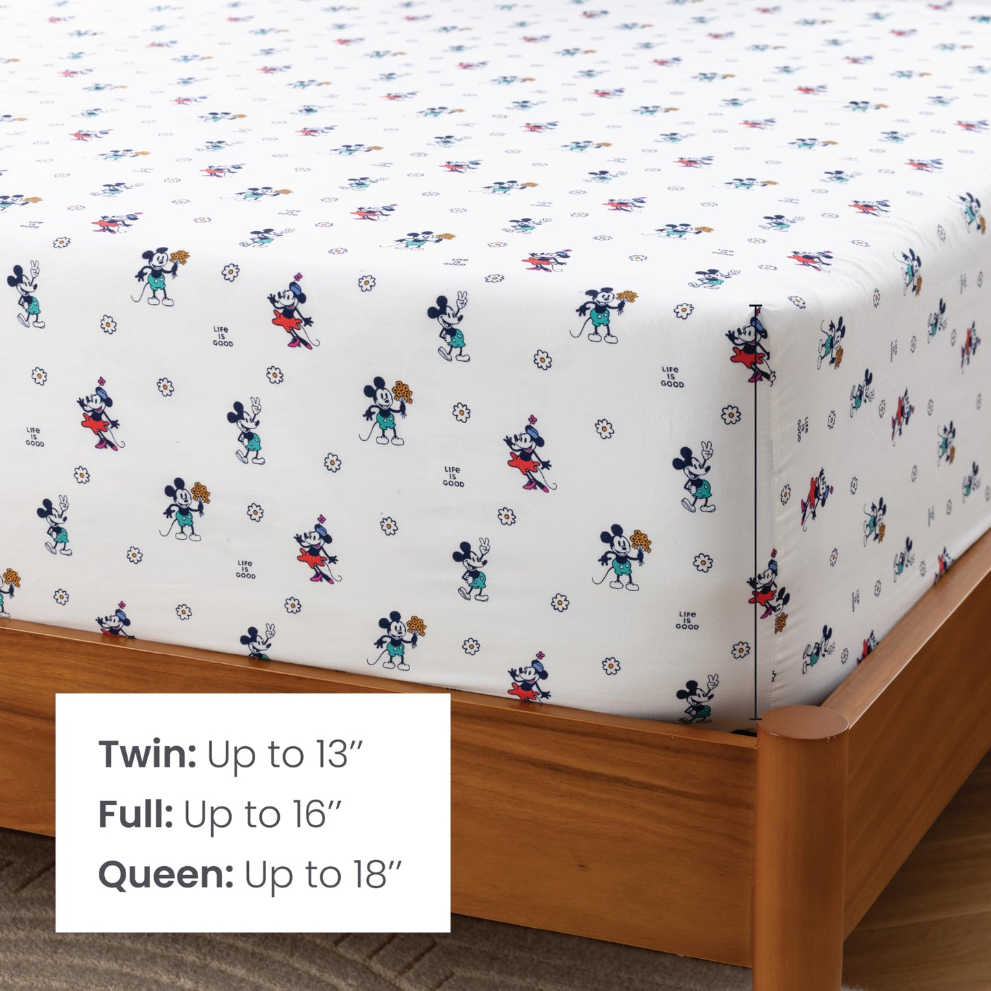 Berkshire LIG Printed Reversible Microfiber Comforter Set–5-Piece, Ultra Soft All-Season Bedding for Kids, Wrinkle & Fade Resistant, Twin, Steamboat Willie Boxes Extra Large Blue