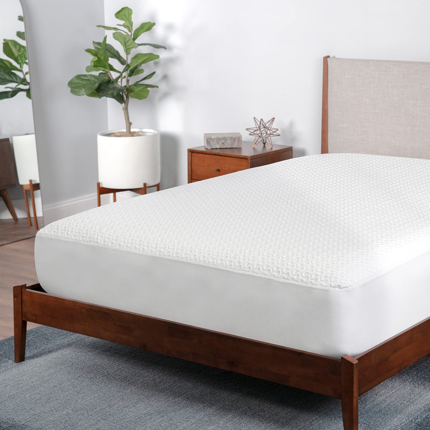 Bedgear Dri-Tec Waterproof Mattress Protector– Cooling Moisture-Wicking Mattress Cover | Breathable Noiseless Mattress Pad with Deep Pocket Fit up to 18" | Adjustable Base & Machine Washable - King