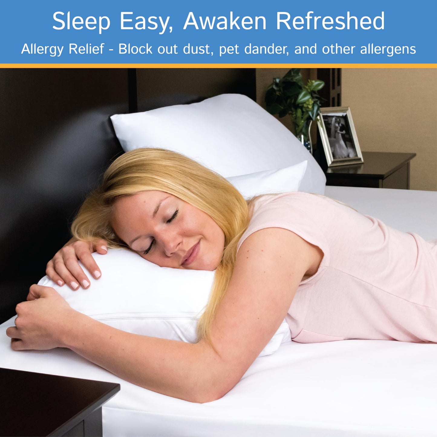 Twin Size Mattress or Box Spring Encasement (5" to 8" Depth) - Waterproof Zippered Protector Hypoallergenic Premium Bed Cover Protects from Dust Allergens
