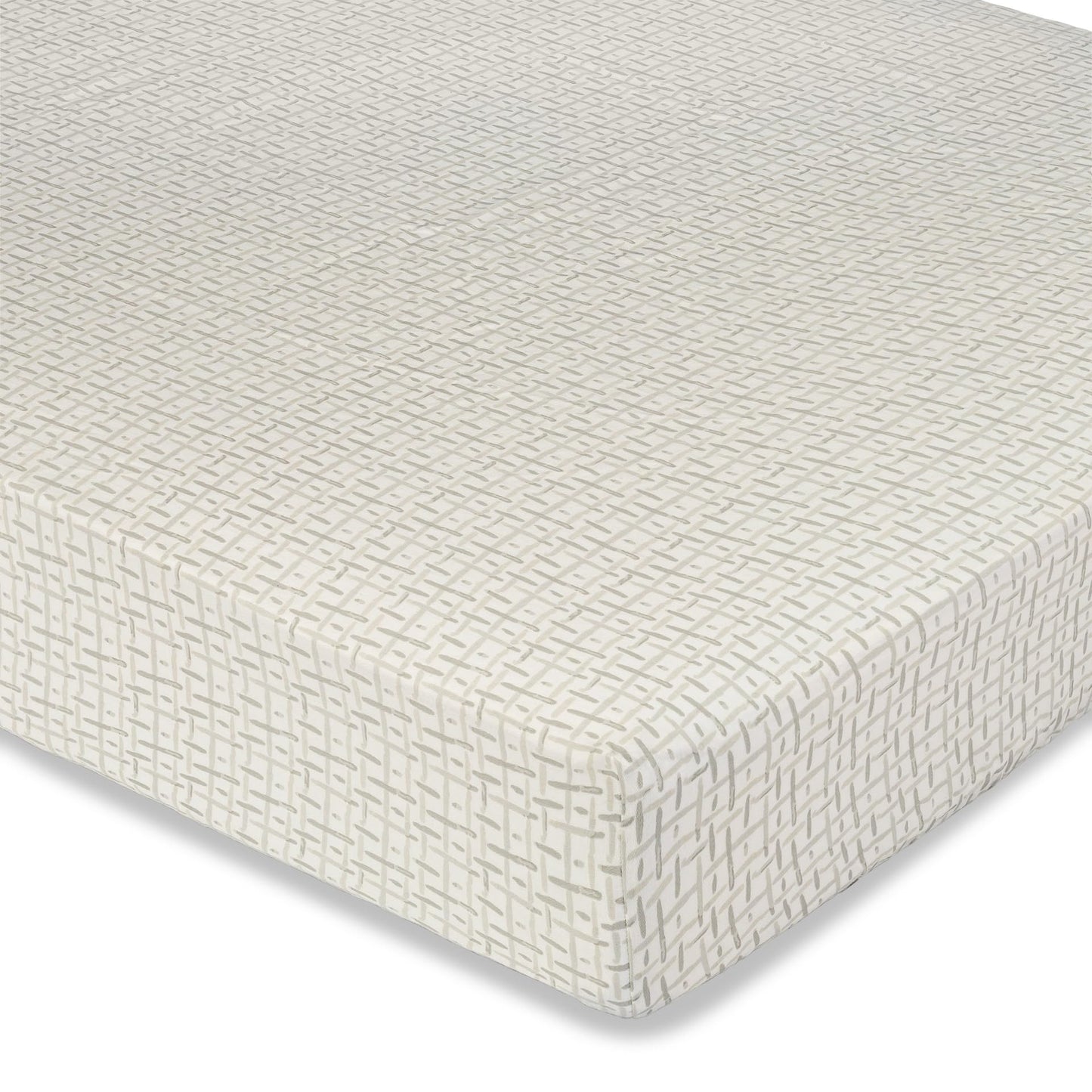 Crane Baby Crib Sheet, Neutral Hashtag Crib Sheets & Toddler Sheets, 100% Cotton Crib Sheets for Standard Crib Mattress(28"x 52"), Breathable Crib Sheets, Fitted Crib Sheets for Boys and Girls