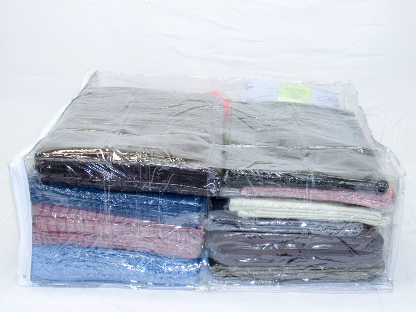 Oreh Homewares 5-Pack X-Large (20" x 23" x 8") Heavy Duty Vinyl Zippered Storage Bags (Clear) for Sweaters, Blankets, Comforters, Bedding Sets (15.9 Gallon)