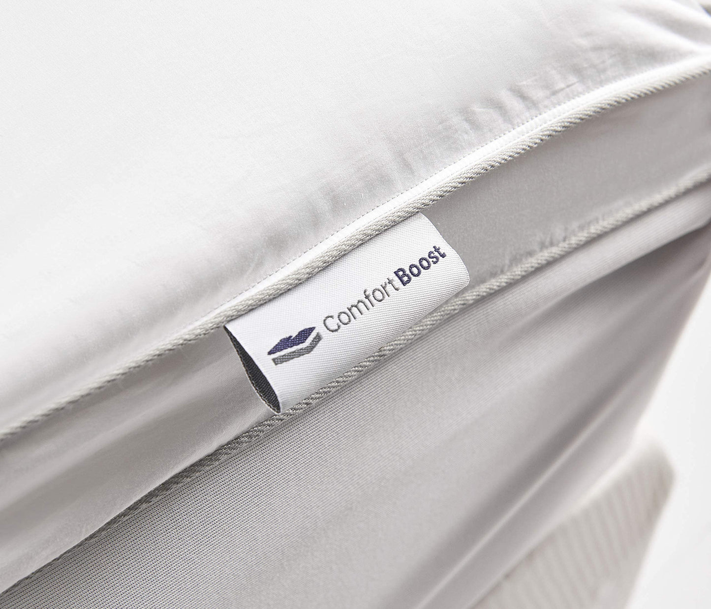 COMFORT BOOST™ Extra Thick, Cooling Mattress Topper — Pillowtop, Down Alternative Mattress Pad with Deep Pockets (8-21" Depth) Fits All Mattress Sizes, Helps Ease Back Pain & Protects Mattress — Full