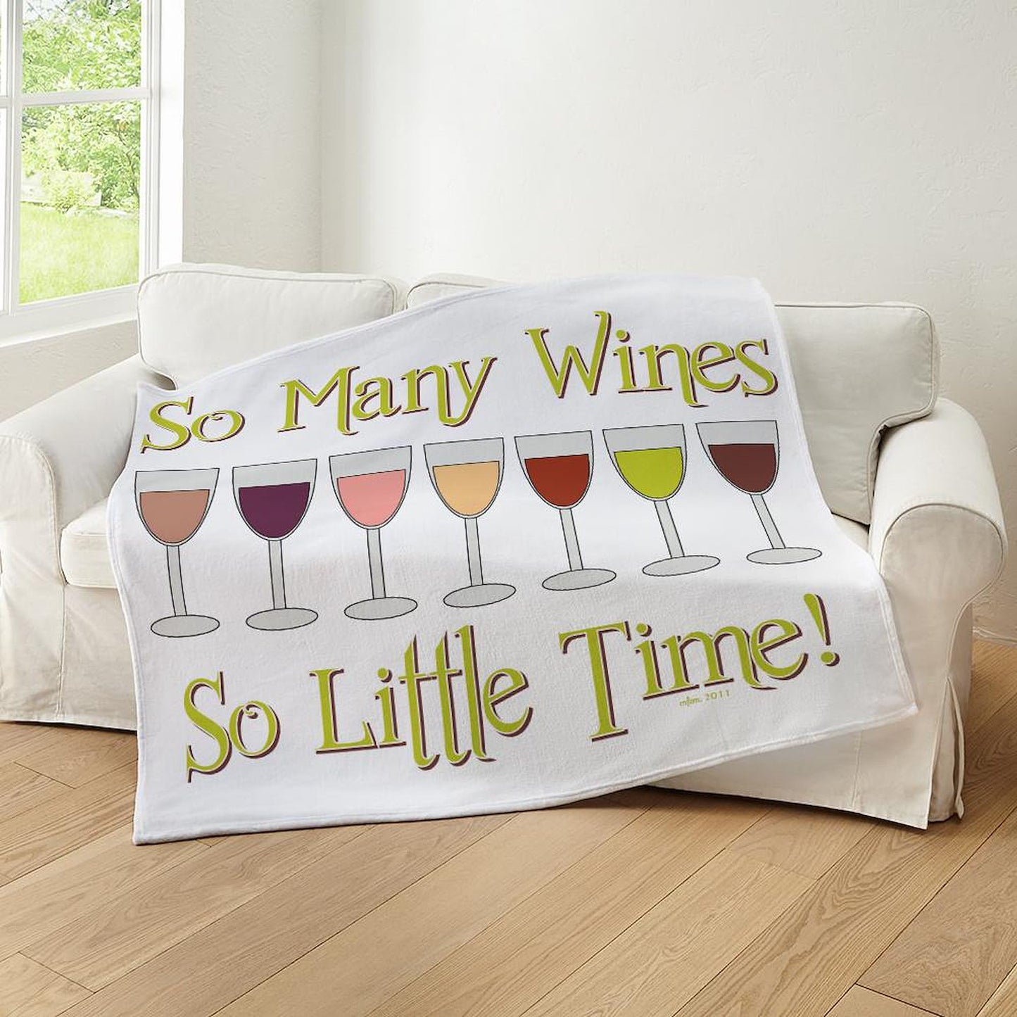 CafePress SO Many Wines... Throw Blanket Super Soft Fleece Plush Throw Blanket, 60"x50"