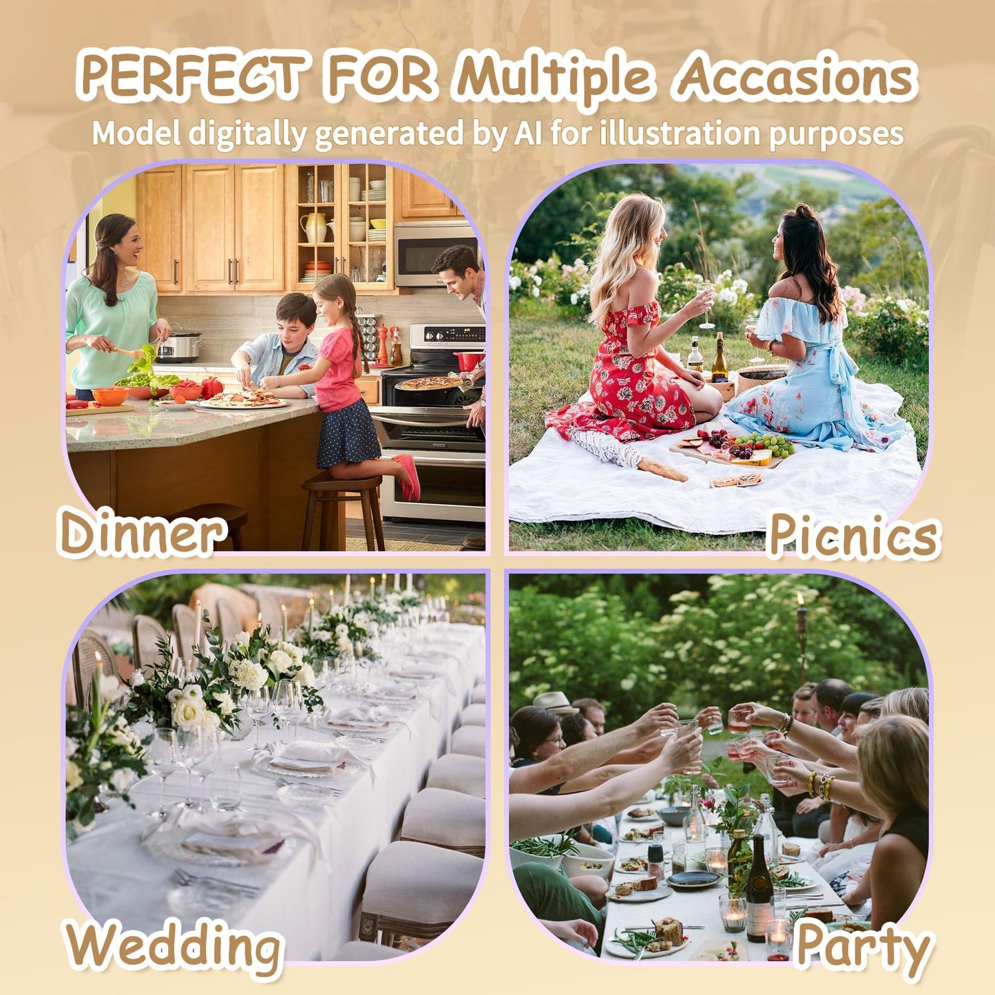 MYSKY HOME Table Cloth 60x84 in Rectangle Table, Cotton Tassel Linen Look Waterproof Tablecloths Farmhouse Tablecloth, Wrinkle Free Table Cover with Black Tassels for Kitchen Dining, Party