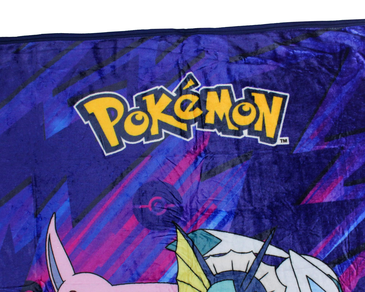 Pokemon Eevee Evolutions Sylveon Umbreon Vaporeon Throw Blanket - 46" x 60" Cozy Soft Fleece Throw Blanket for Bed Couch