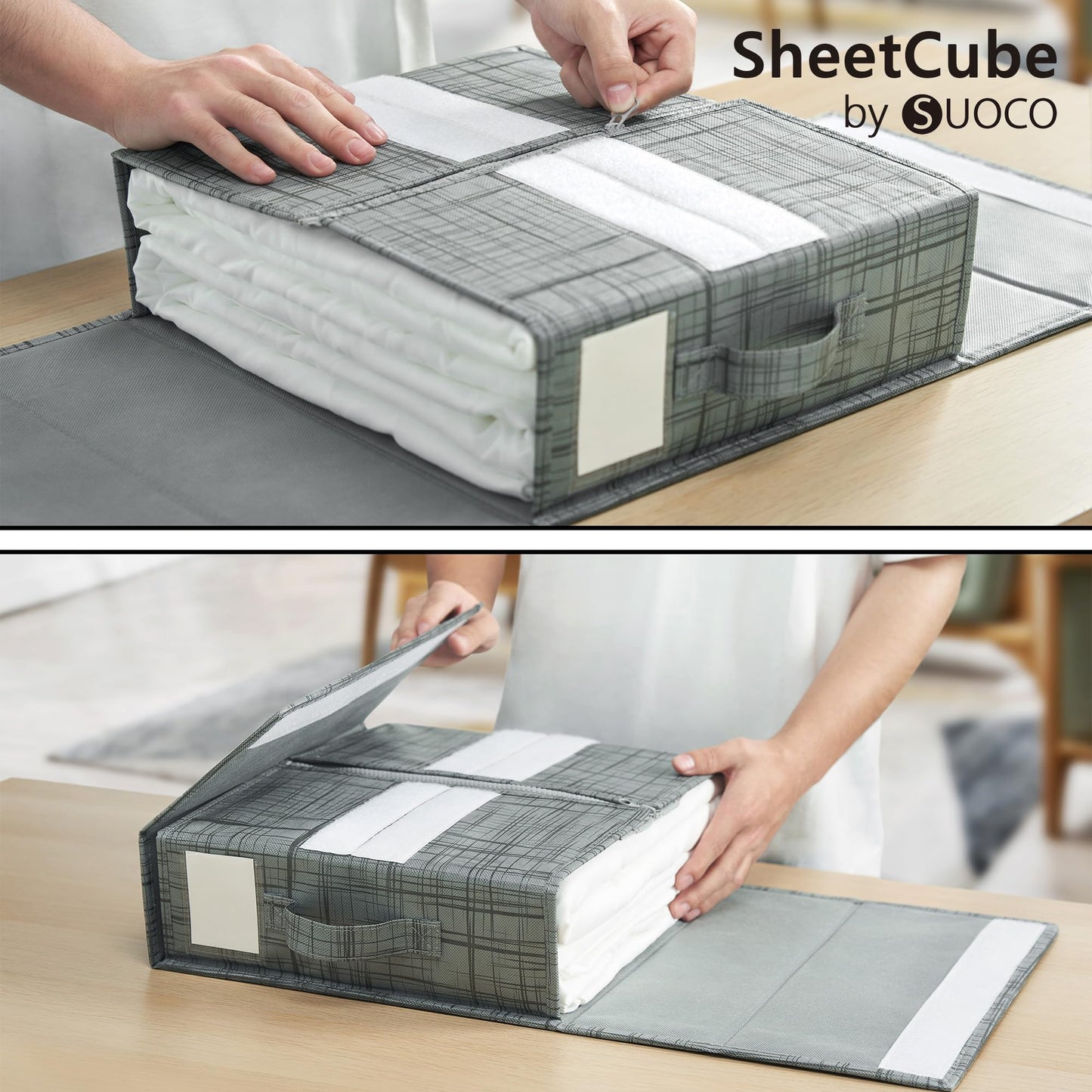 Vacuum Storage Bags and Bed Sheet Organizer