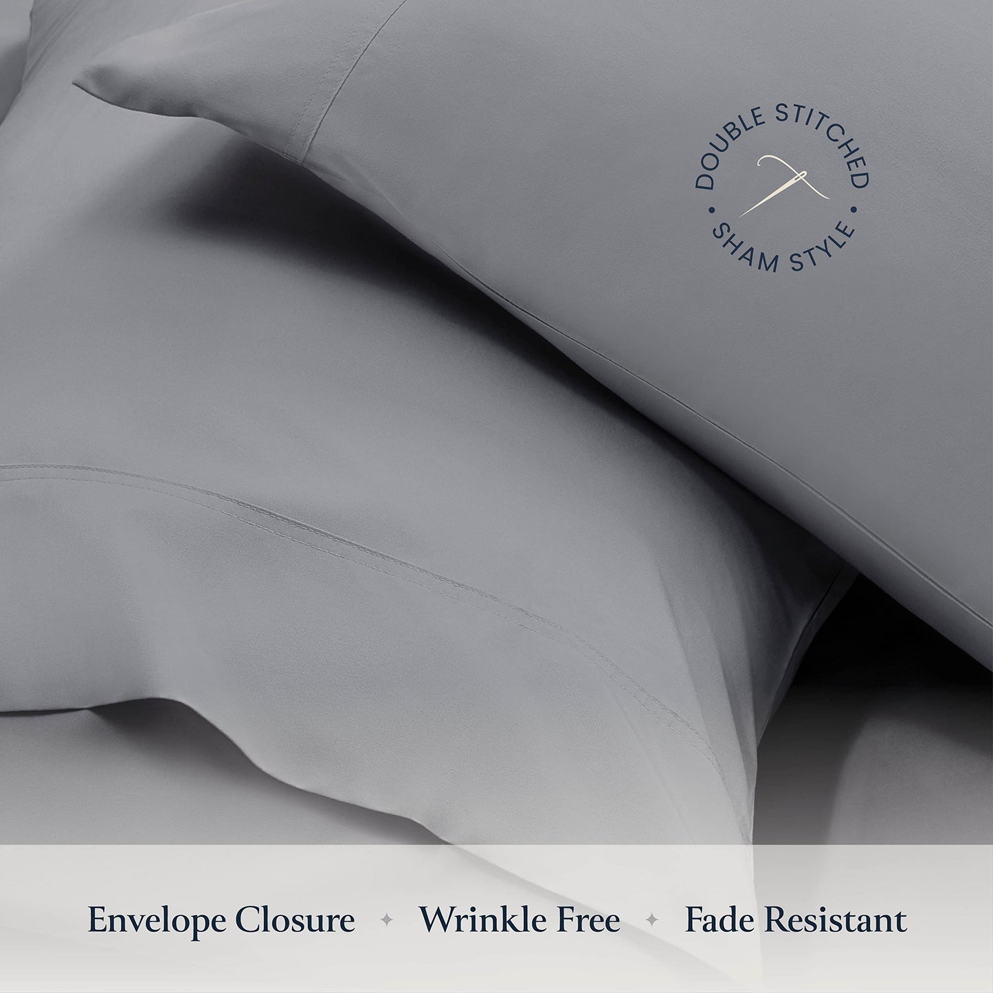 BELADOR Silky Soft Cali King Sheet Set -Luxury 6 Piece Bed Sheets for California King Size Bed, Secure-Fit Deep Pocket Sheets with Elastic, Breathable Hotel Sheets & Pillowcase Set, Wrinkle Free