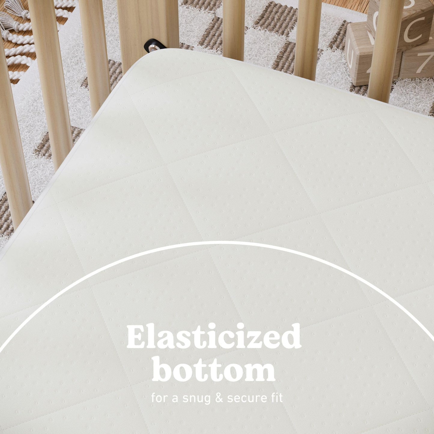 Graco Premium Waterproof Crib and Toddler Mattress Protector (1 Pack) – GREENGUARD Gold Certified, Machine-Washable & Dryer-Friendly, Waterproof Sleep Surface, Fits Baby Crib & Toddler Bed Mattress