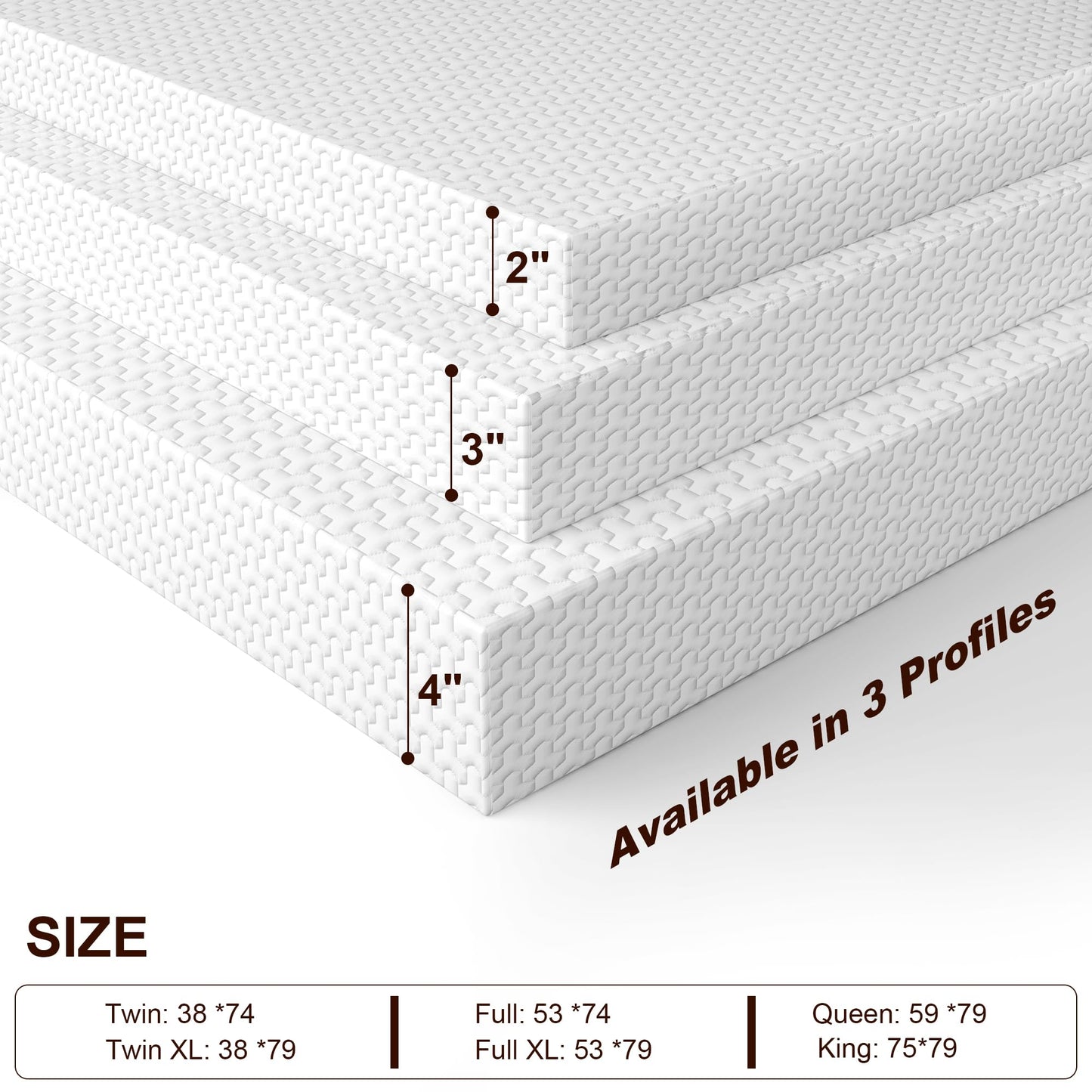 Slumbrae Bamboo Viscose Mattress Topper Cover, Breathable & Cooling Protector with Full Zipper Encasement, Non-Slip Bottom & Adjustable Straps, NOT Waterproof Cover ONLY, Fits 3 inch Twin Toppers