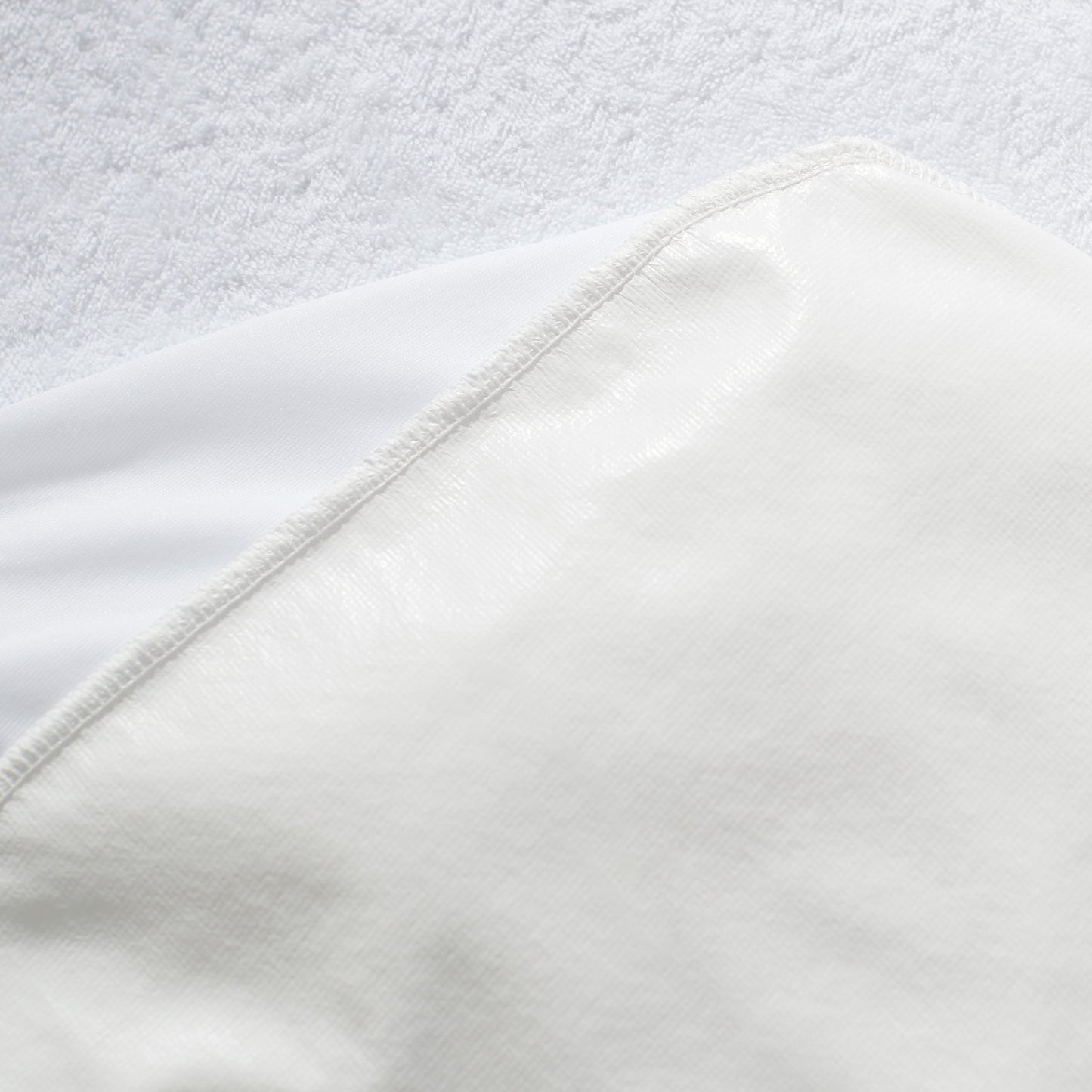 Amazon Basics Waterproof Breathable Mattress Protector, King Size, 18 inch Deep, Machine Washable, White