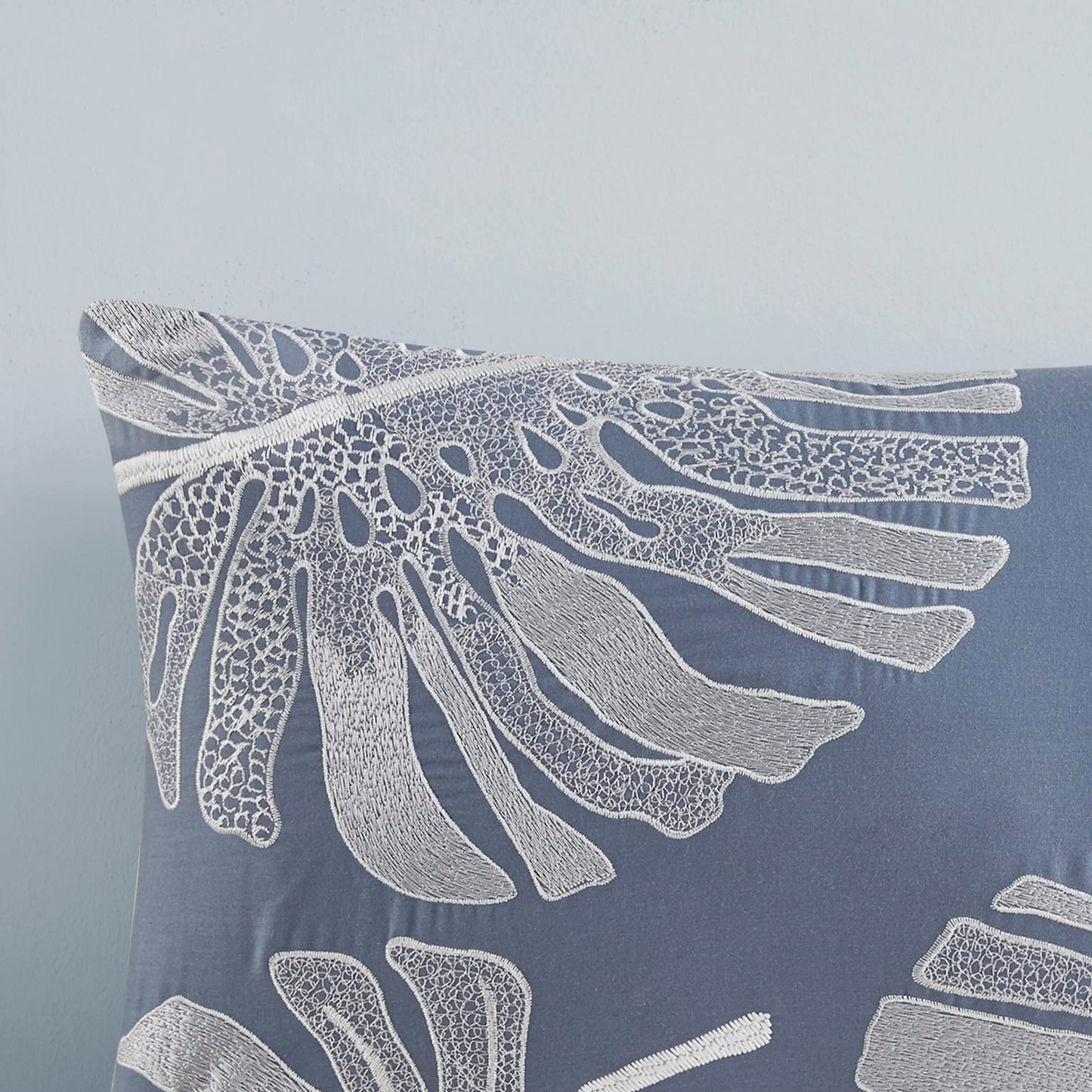 Harbor House Cozy Cotton Comforter Set - Coastal, All Season Down Alternative Casual Bedding with Matching Shams, Decorative Pillows, Lorelai, Monstera Leaf Green King(110"x96") 6 Piece